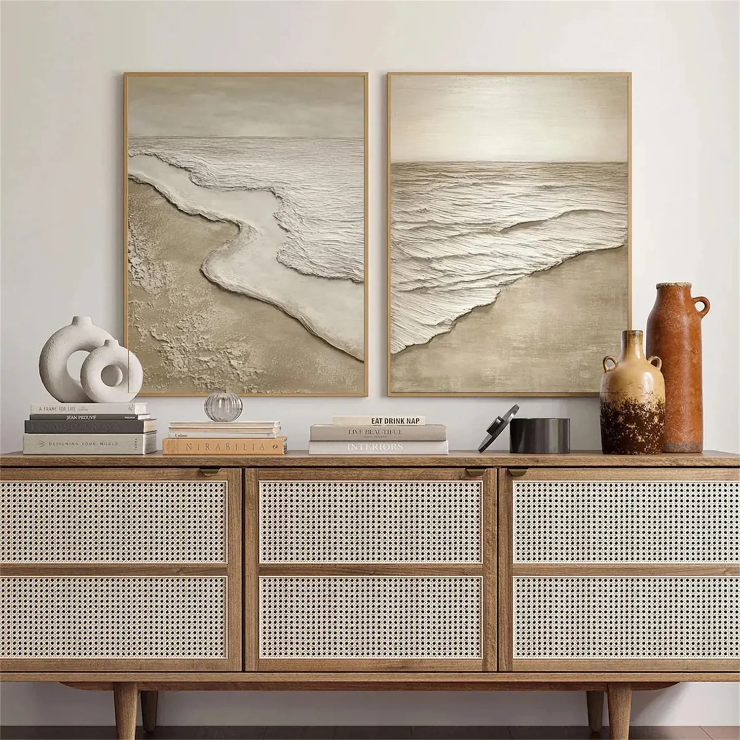 Minimalist Sea & Sky Art Set of 2 #SK082