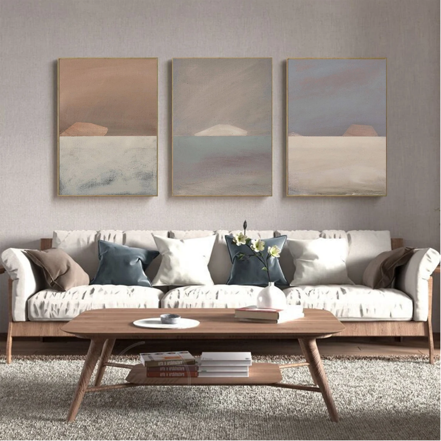 Abstract_Canvas Art Set of 3 #WA680
