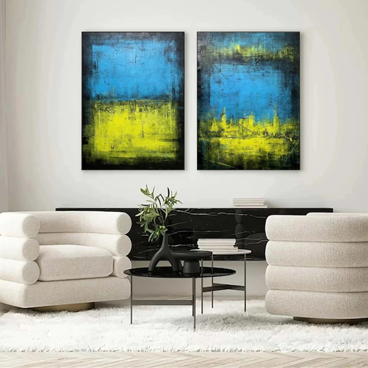 Abstract Tranquility Set of 2 #WA324