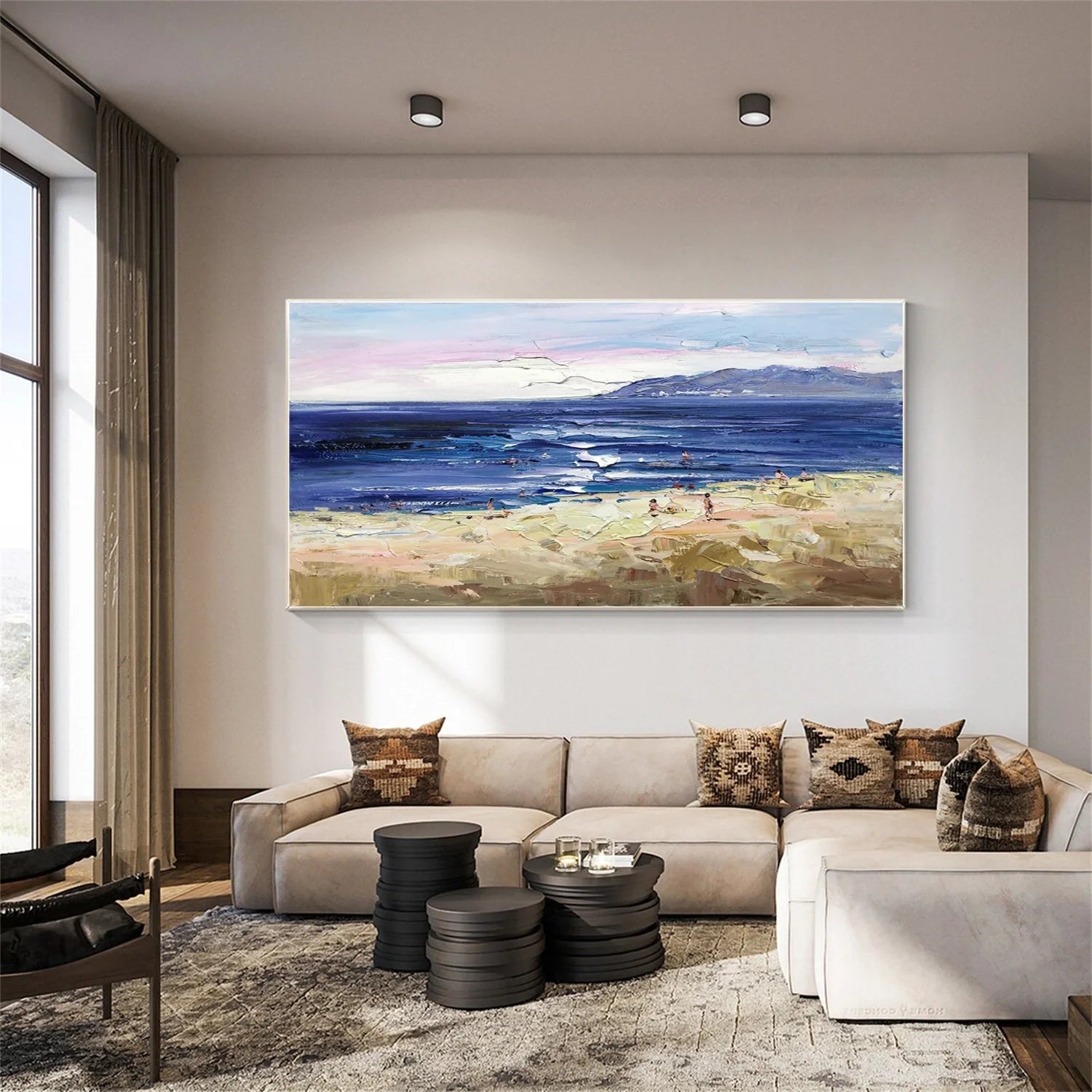 Sea & Sky Textured Art #SK095