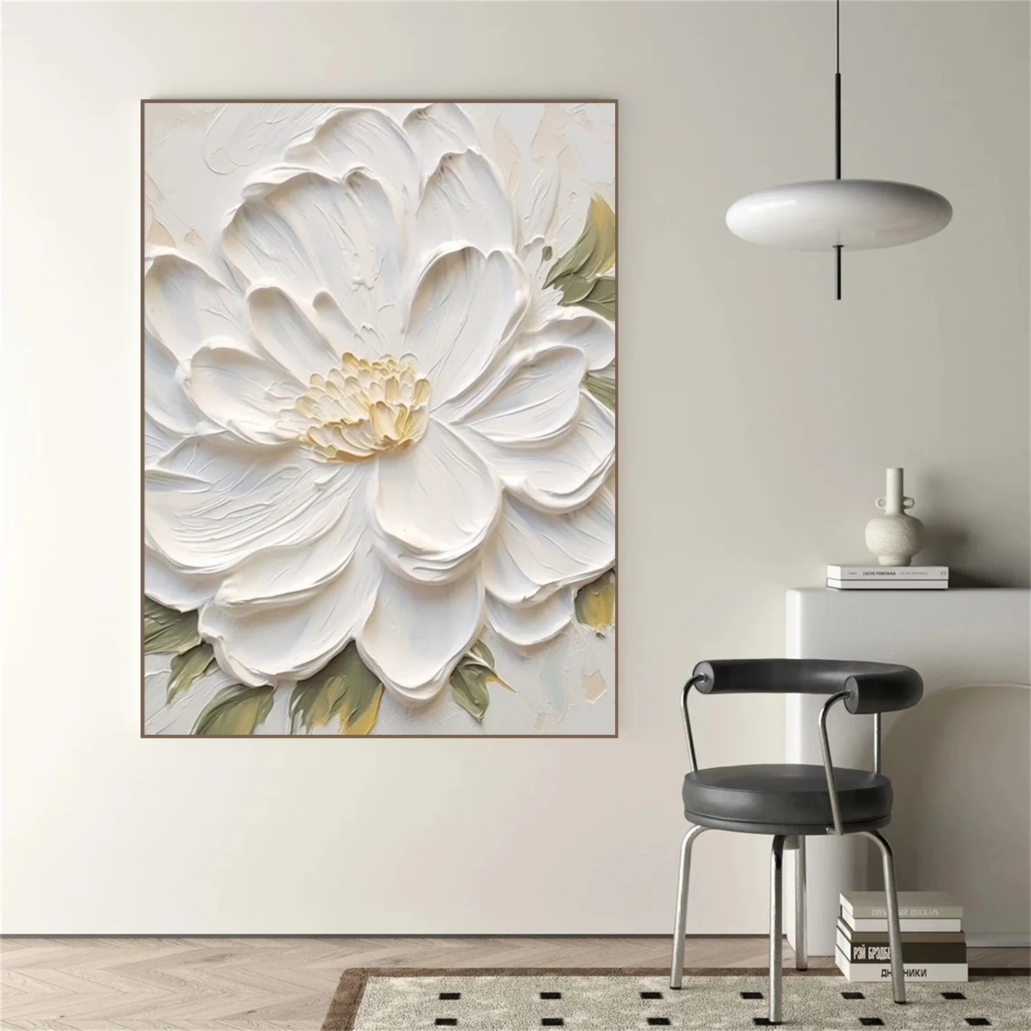 Flower & Tree Abstract Textured Wall Art #FT077