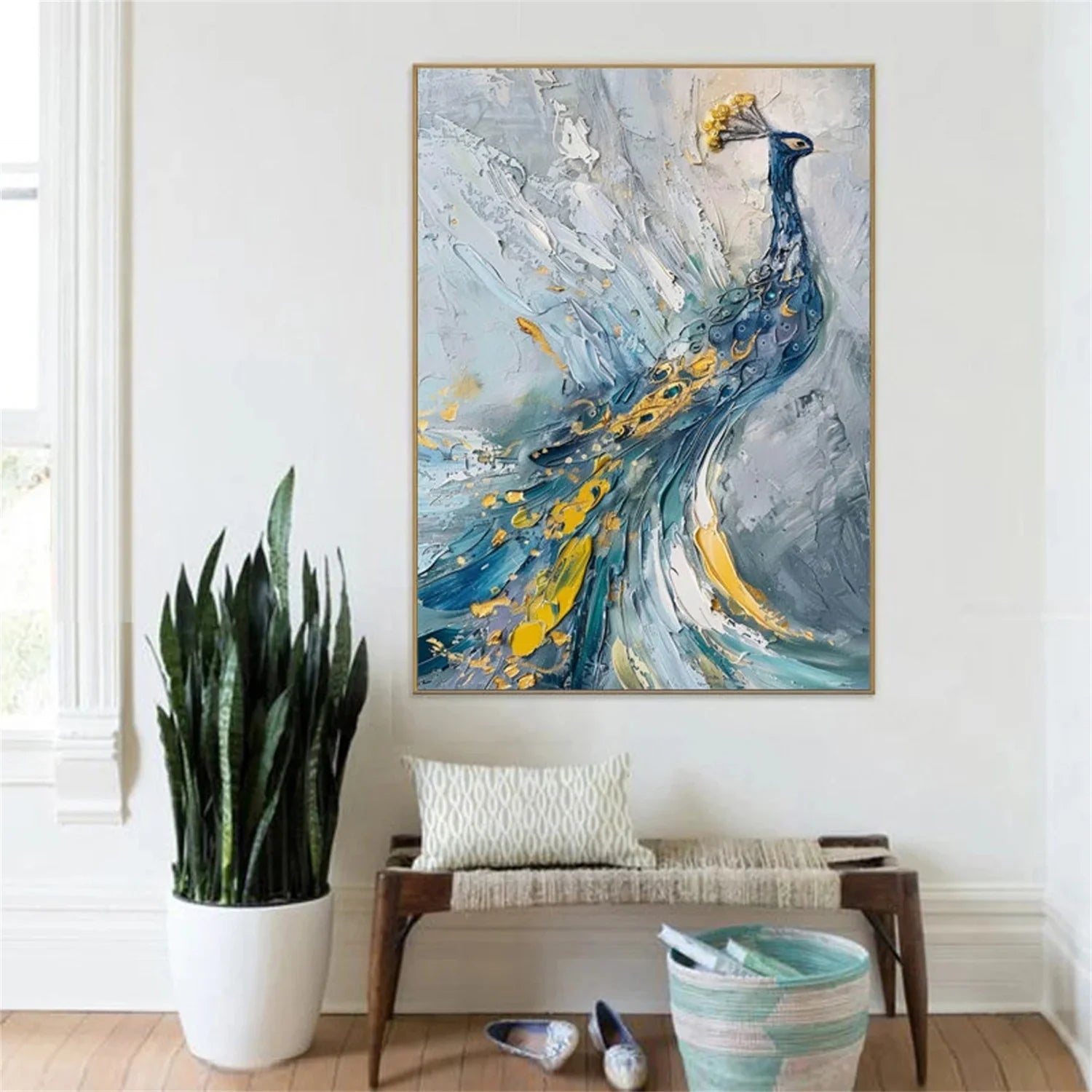 Colorful Abstract Animal Wall Art #AM091