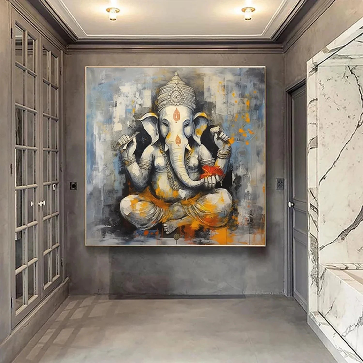 Colorful Abstract Animal Wall Art #AM061