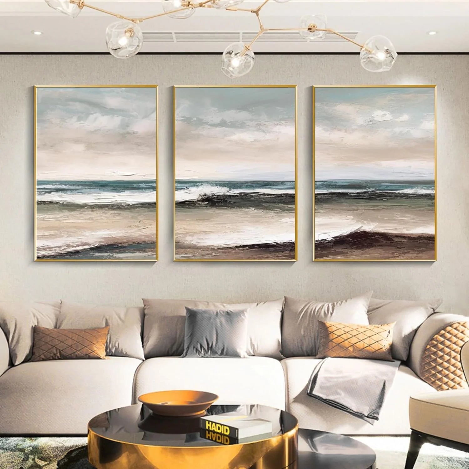 Sea & Sky Textured Art Set of 3 #SK110