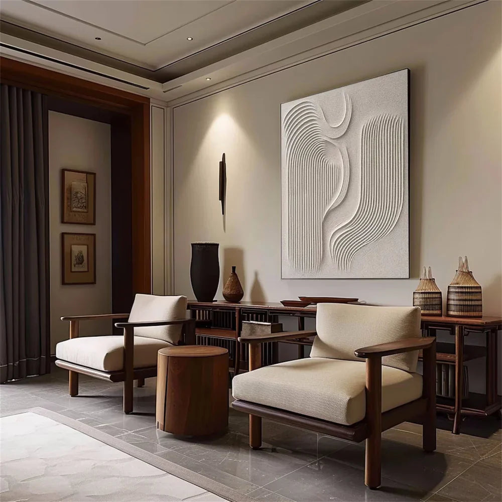 Minimalist Brown & Beige Art #MB004