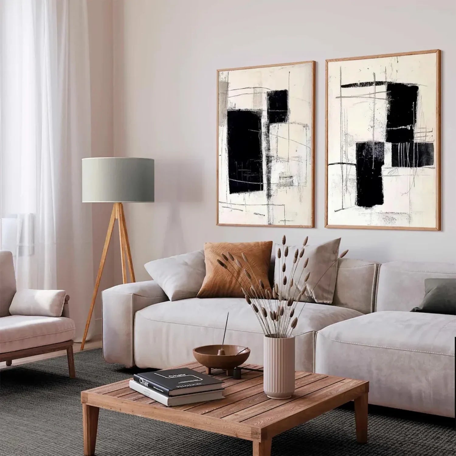 Abstract Tranquility Set of 2 #WA382