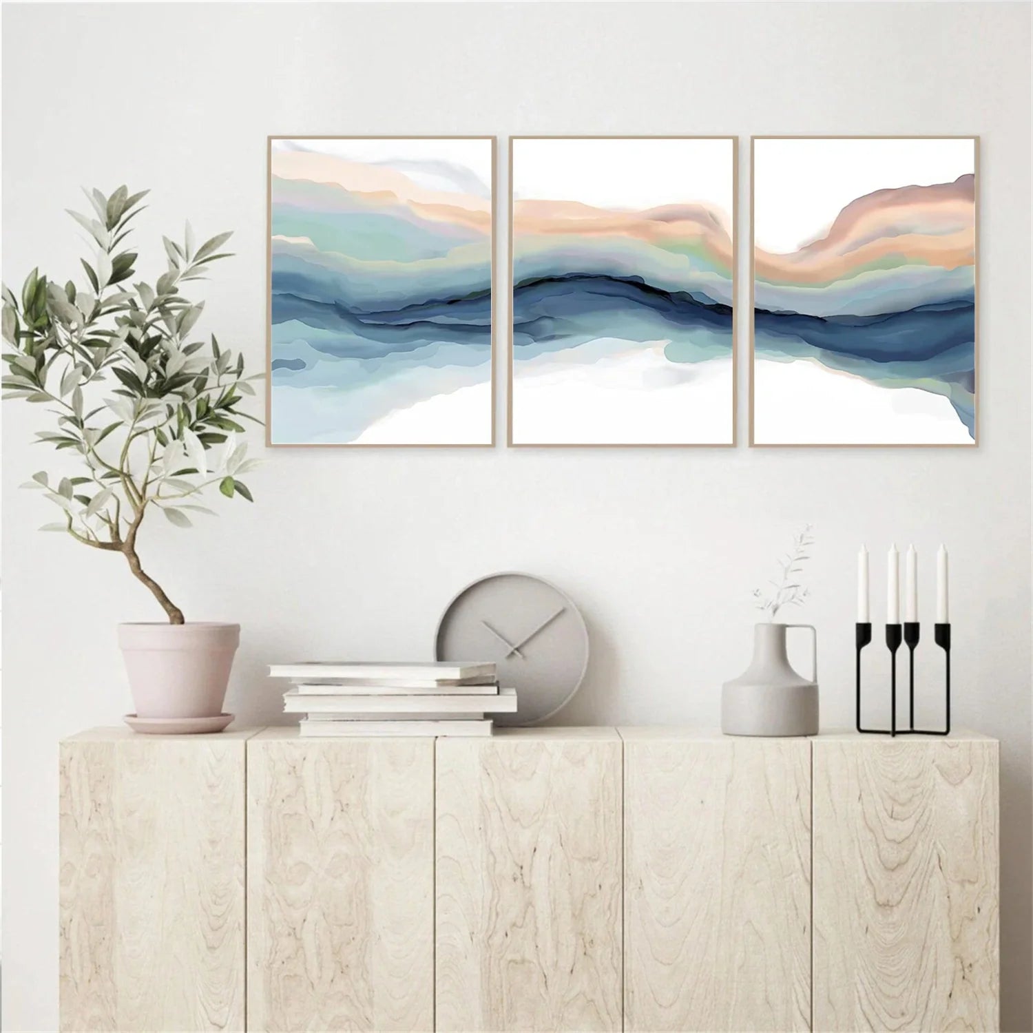 Abstract Tranquility Set of 3 #WA543