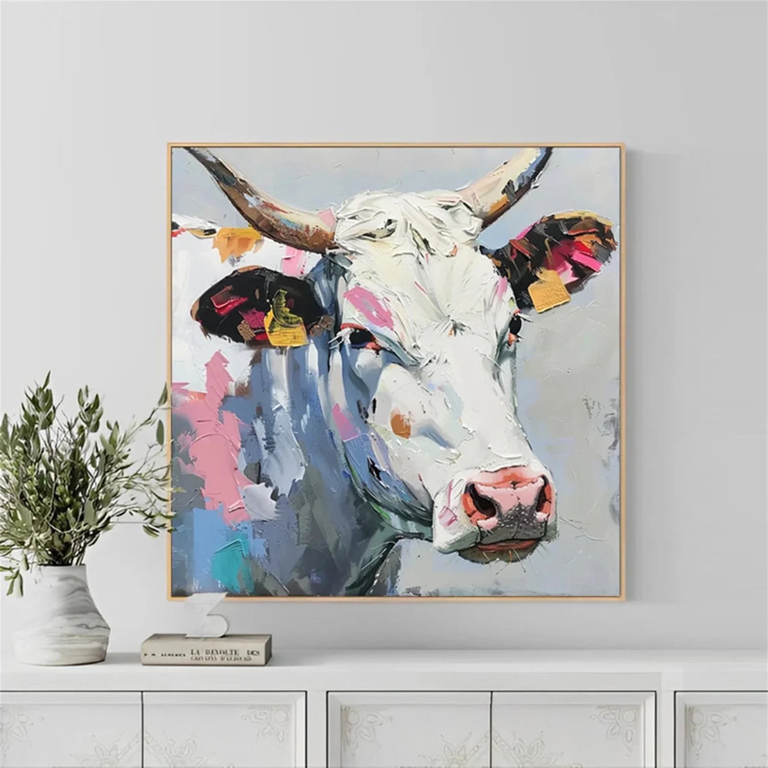 Colorful Abstract Animal Wall Art #AM093