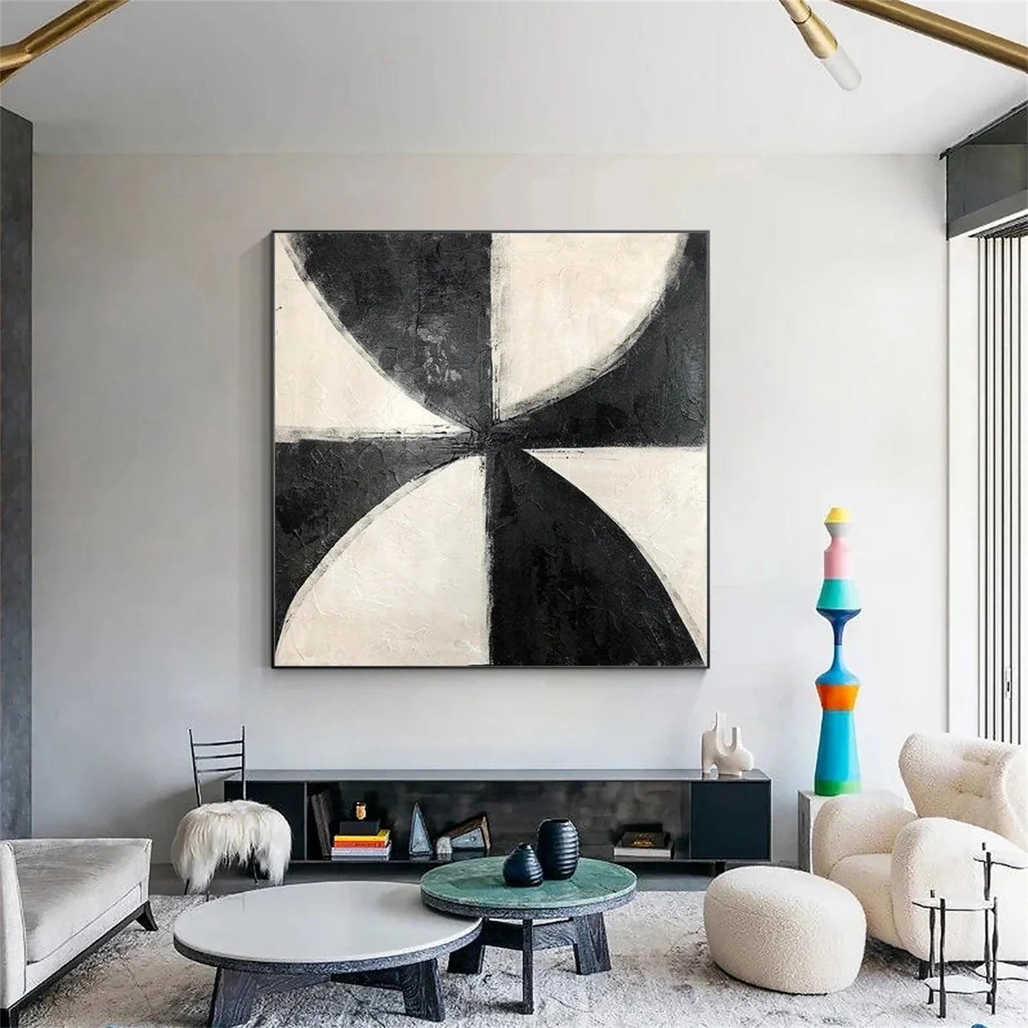 Black and White Minimalist_Canvas Art #MZ111