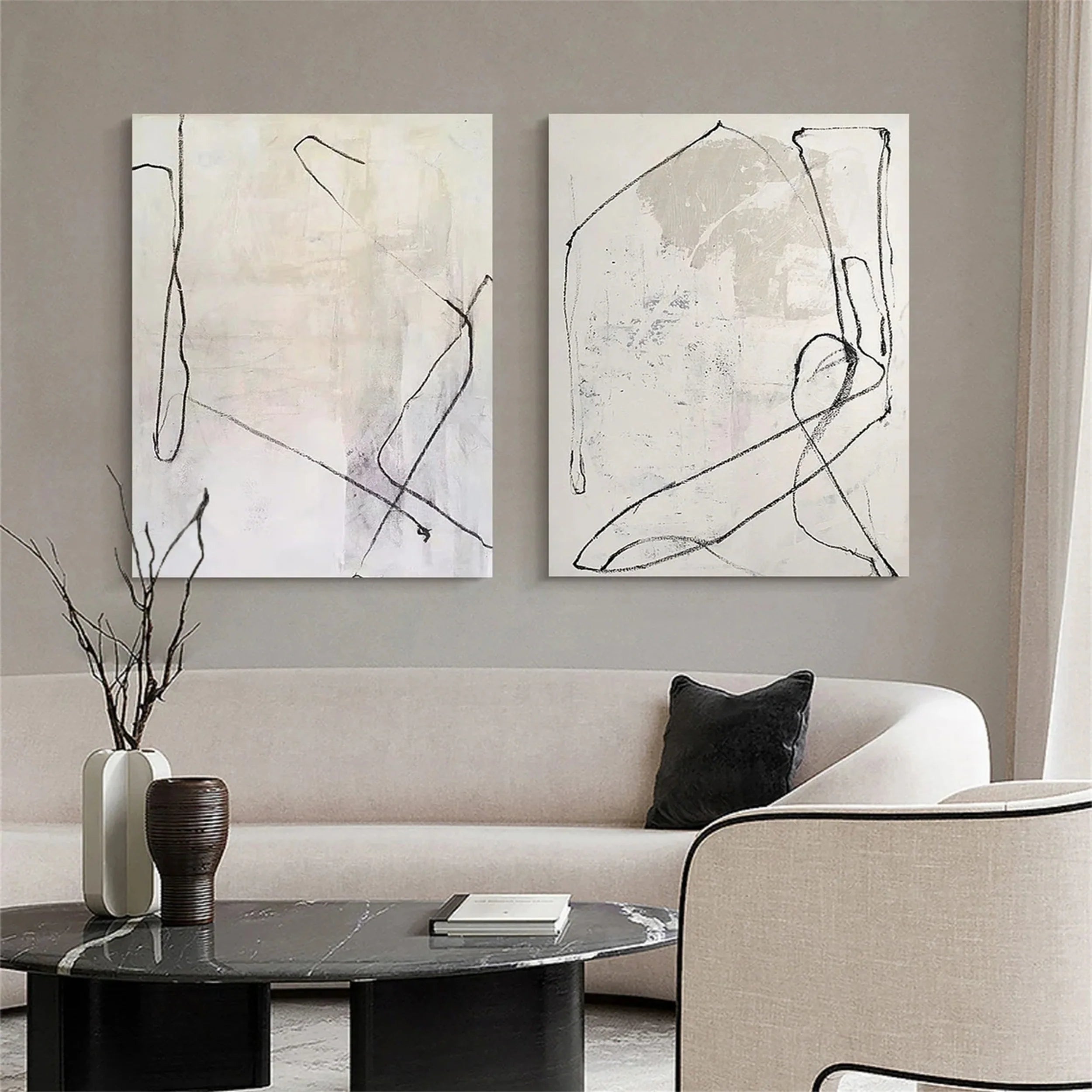 Abstract Tranquility Set of 2 #WA113