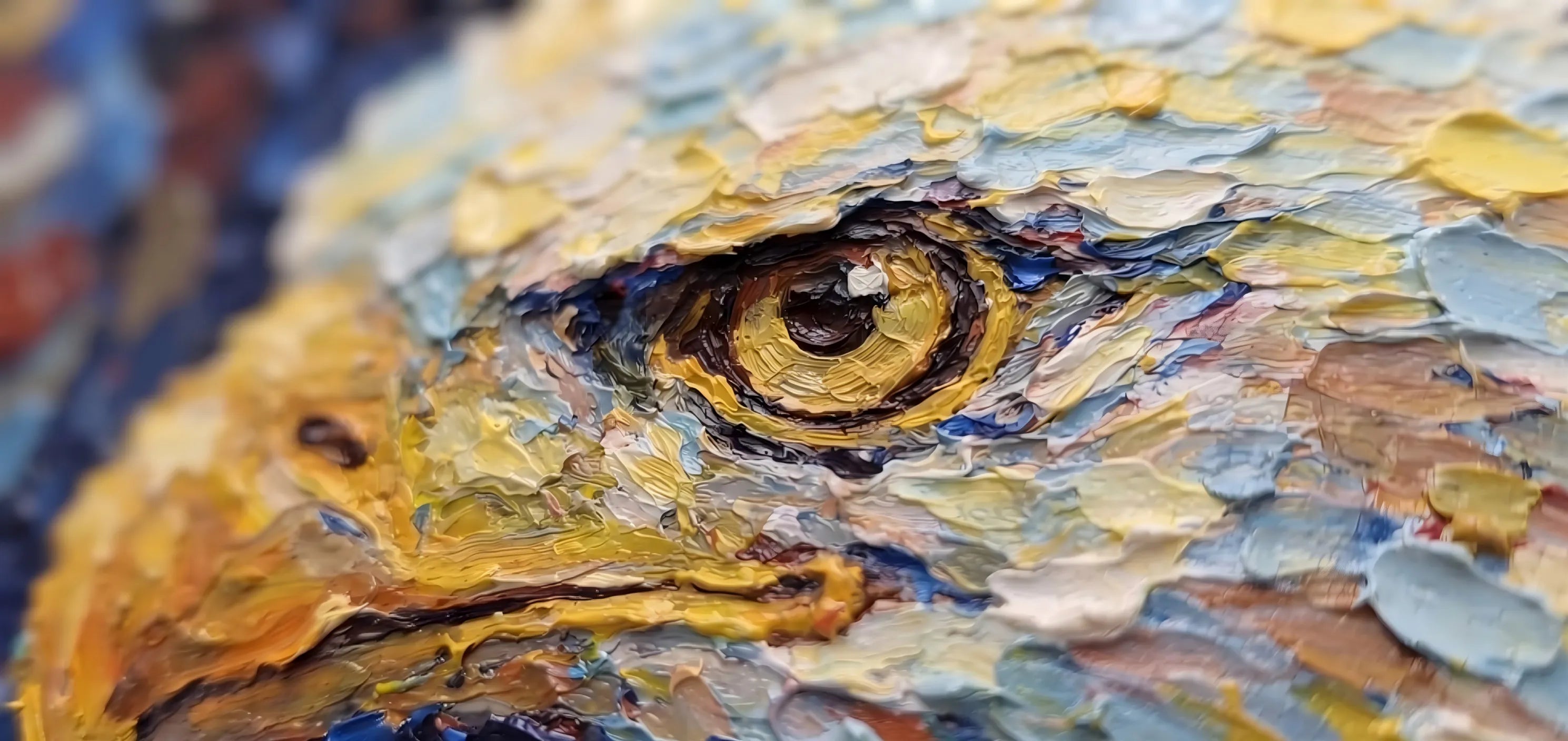 AEVART Custom Bald Eagle Oil Painting on Canvas — Ash Fall