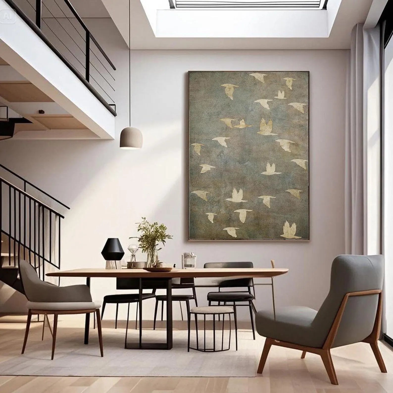 Animal Art Flying Birds Wall Decor#AM222