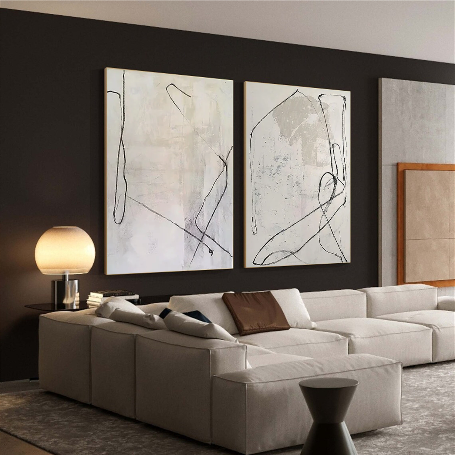 Abstract Tranquility Set of 2 #WA113