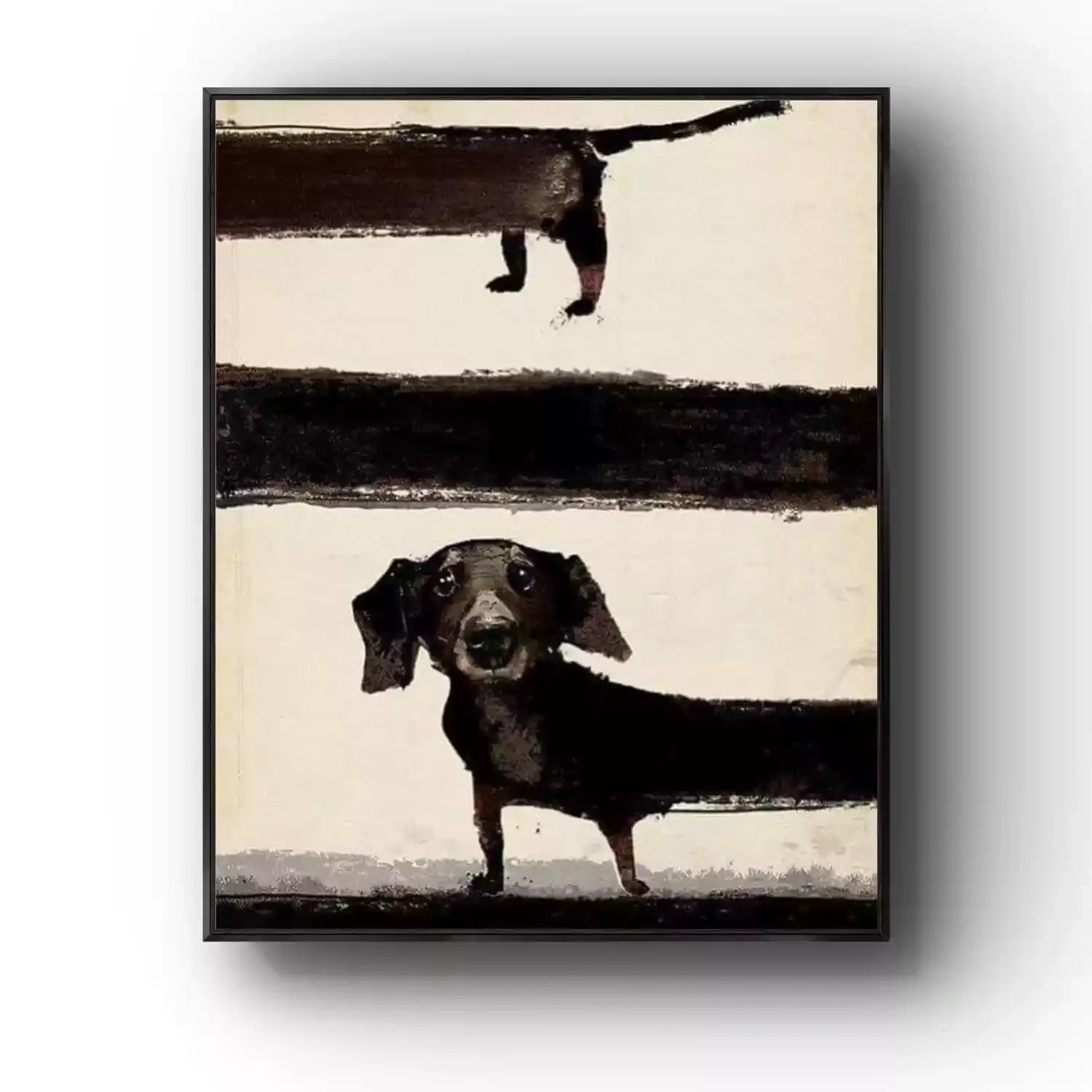 Abstract Animal Dog Wall Art #AM102