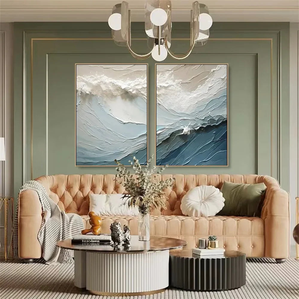 Minimalist Sea & Sky Art Set of 2 #SK012