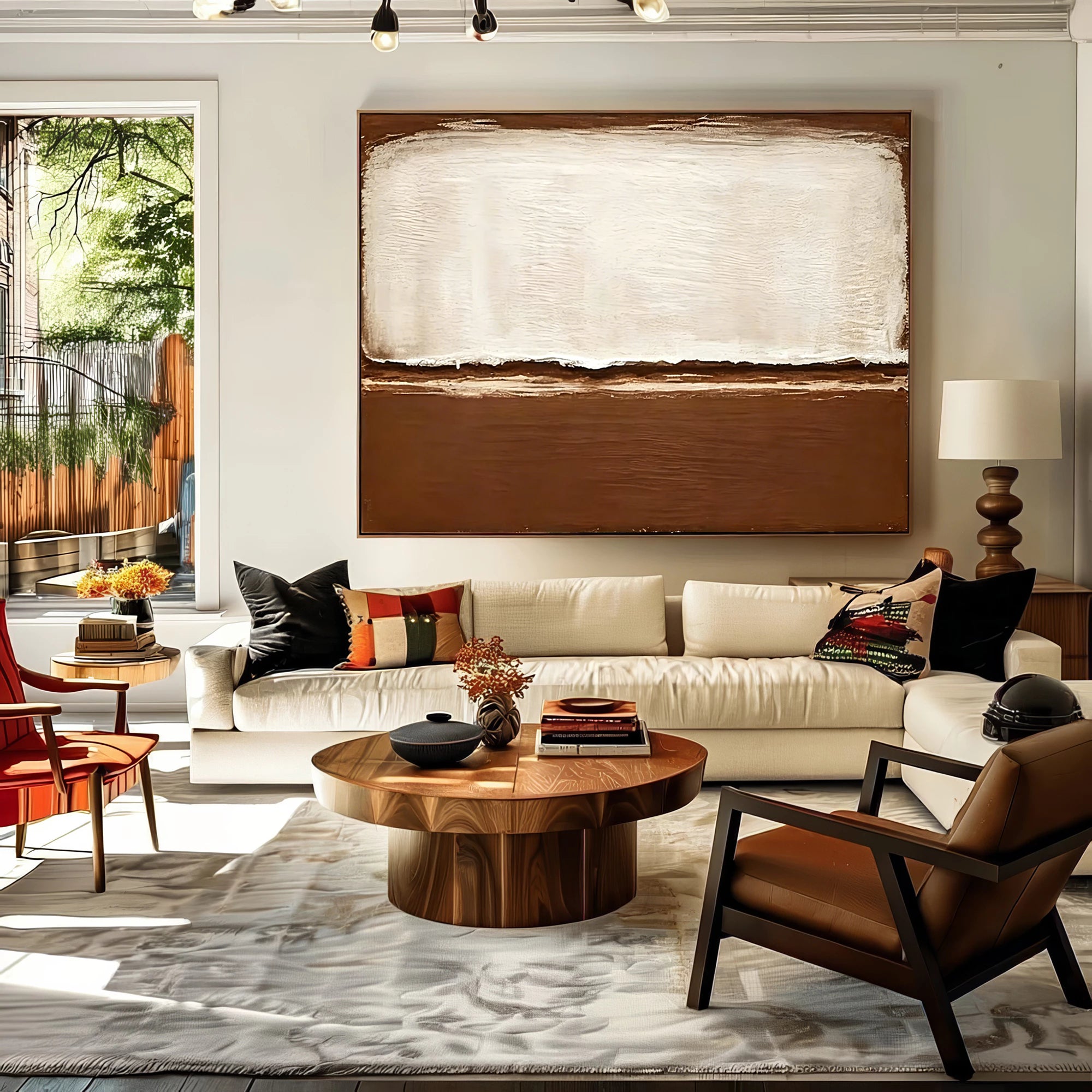 Wabi-Sabi Impasto Canvas Art #WA59