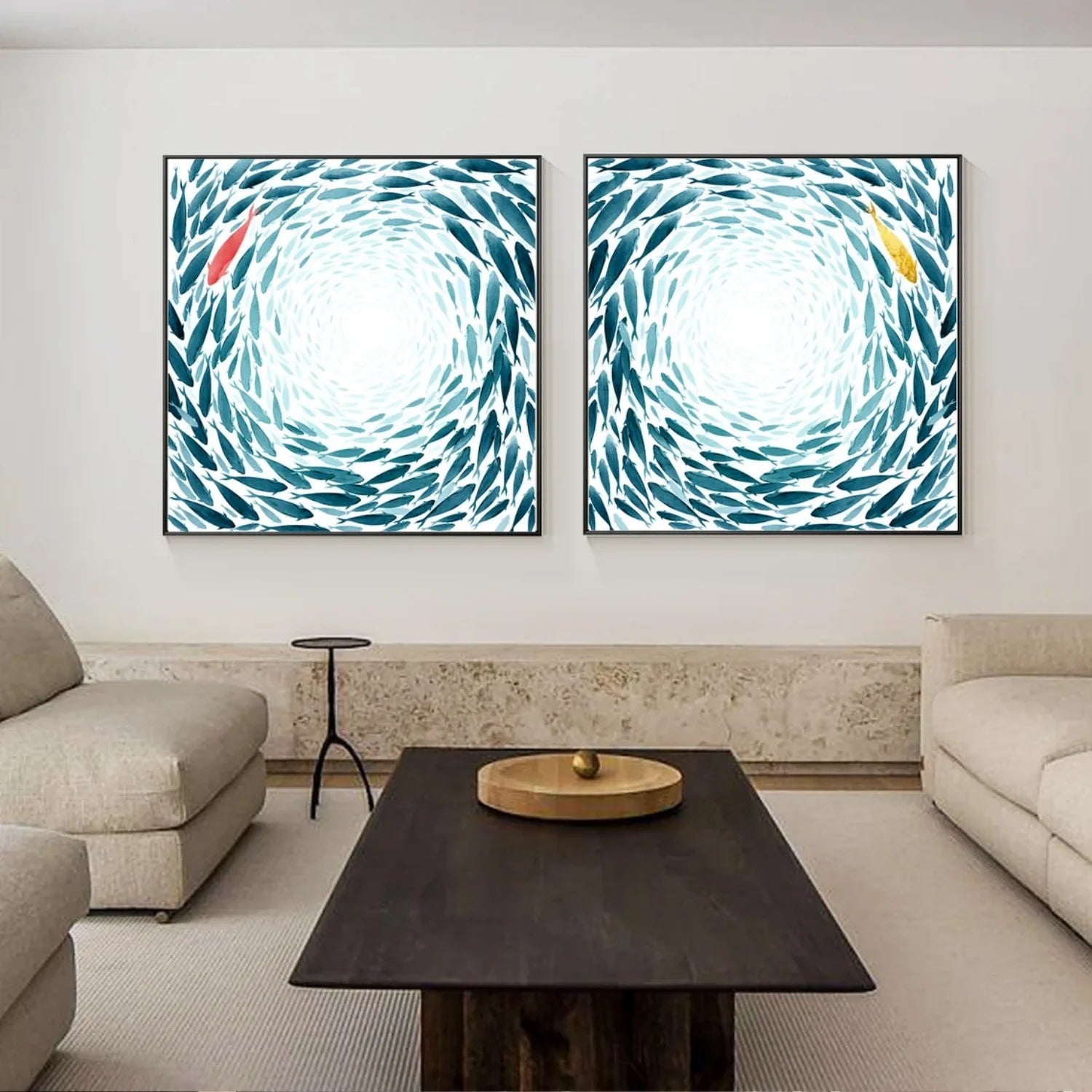 Abstract Canvas Art Set of 2 #WA636