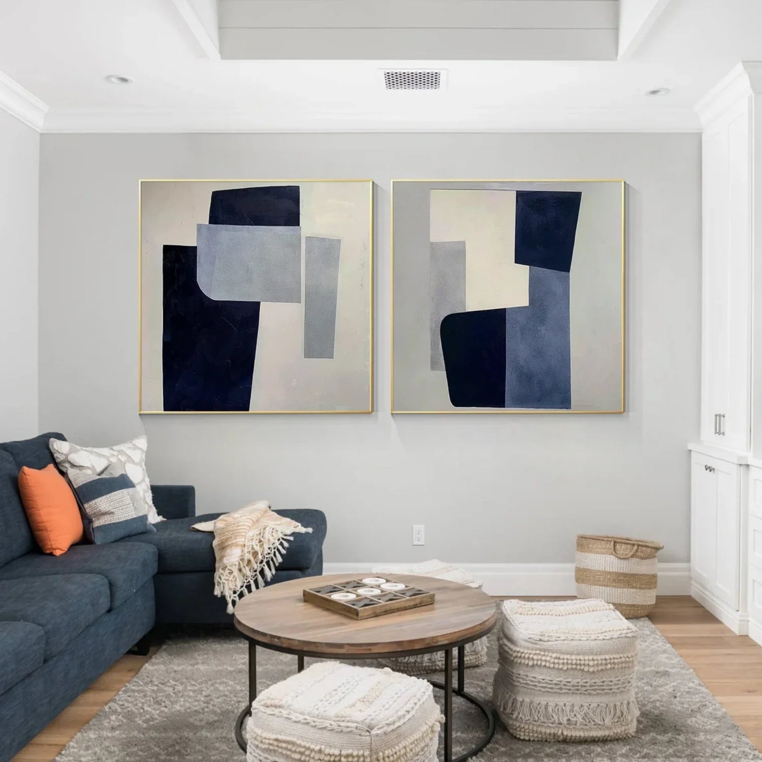 Abstract Canvas Art Set of 2 #WA632