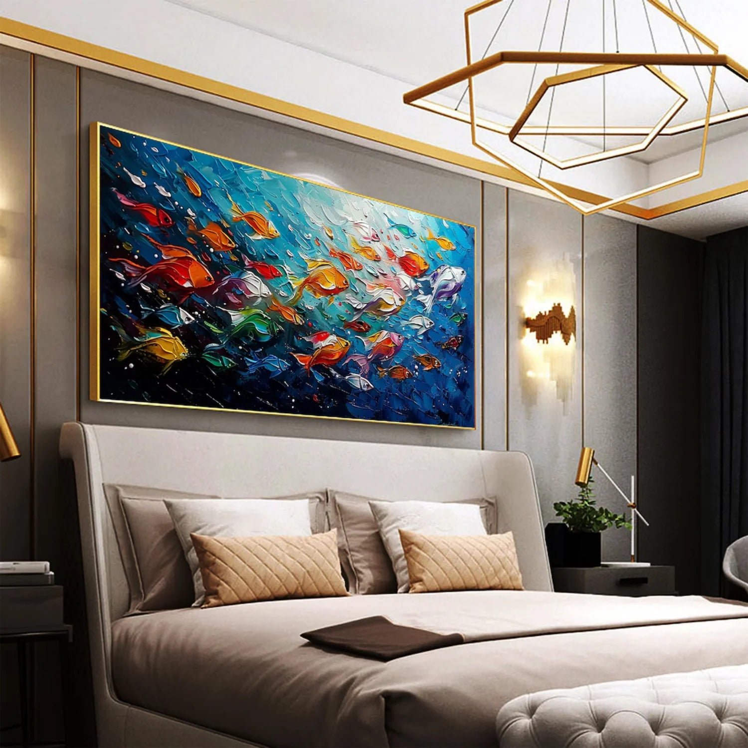 Abstract Animal Textured_Wall Art #AM125