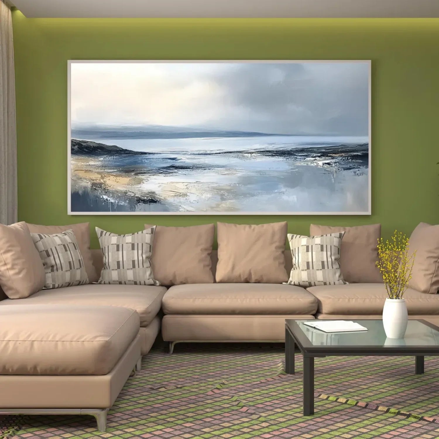 Sea & Sky Abstract_Wall Art #SK133