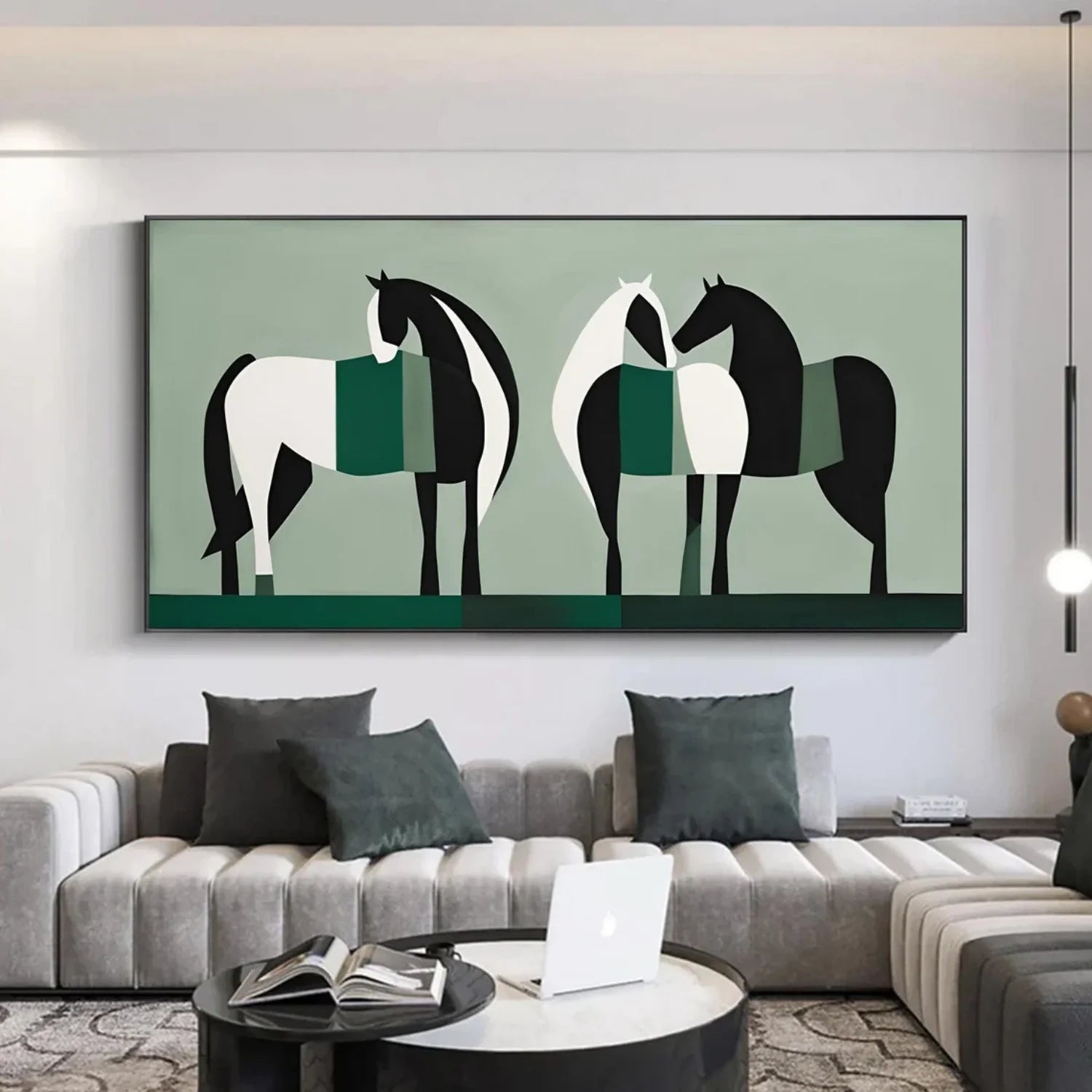 Abstract Animal Horse Wall Art #AM121