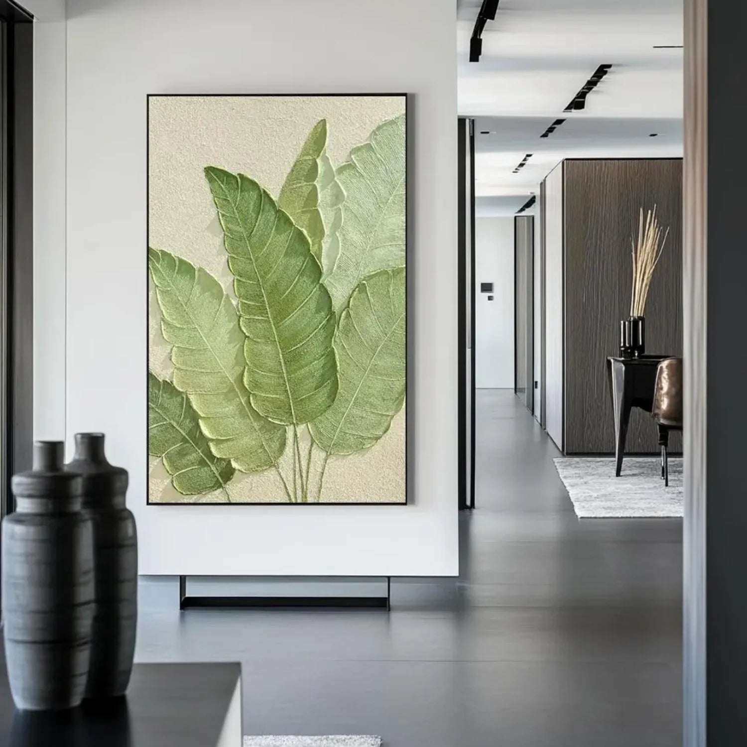 Flower & Tree Abstract Textured Wall Art #FT102