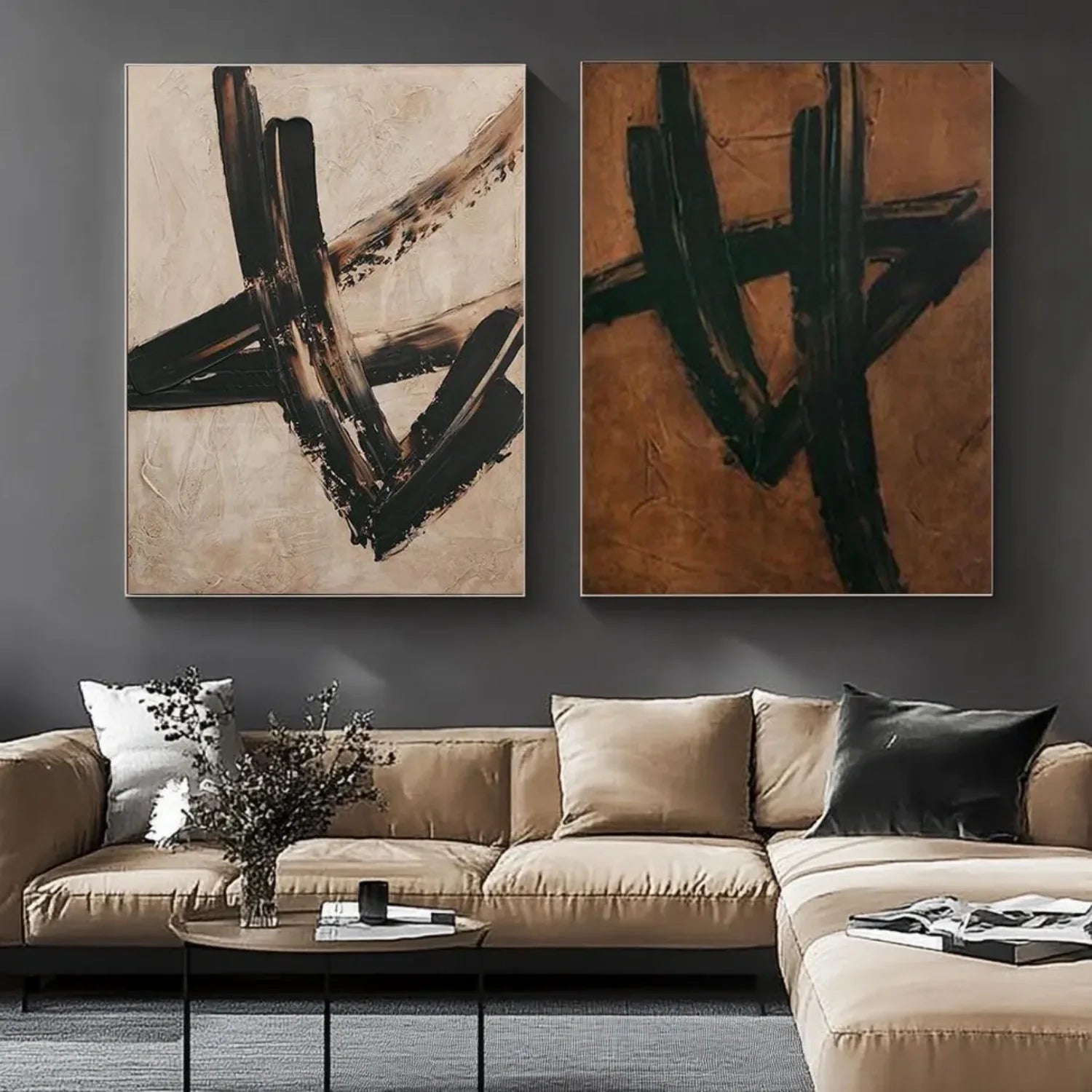 Abstract Tranquility Set of 2 #WA553