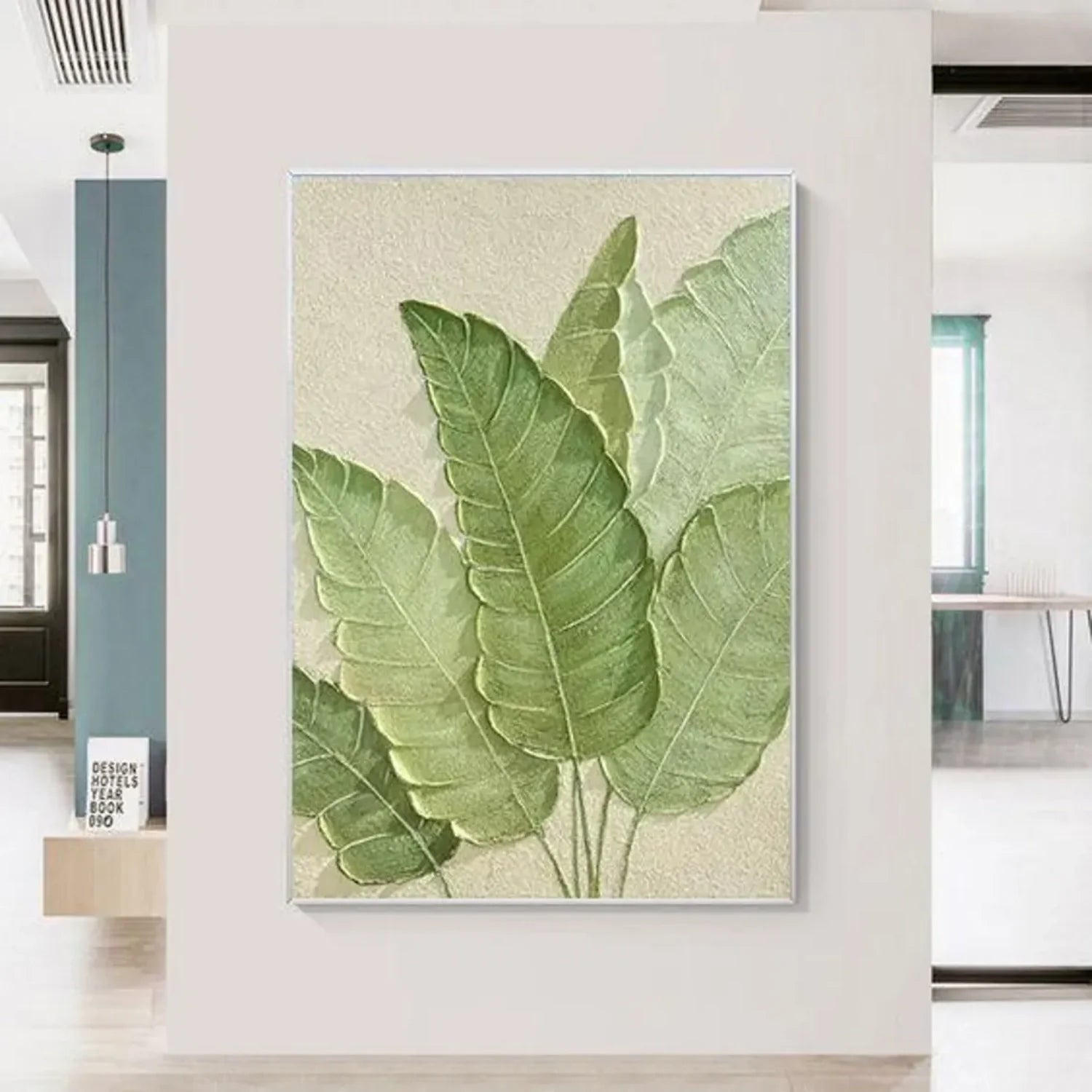 Flower & Tree Abstract Textured Wall Art #FT102