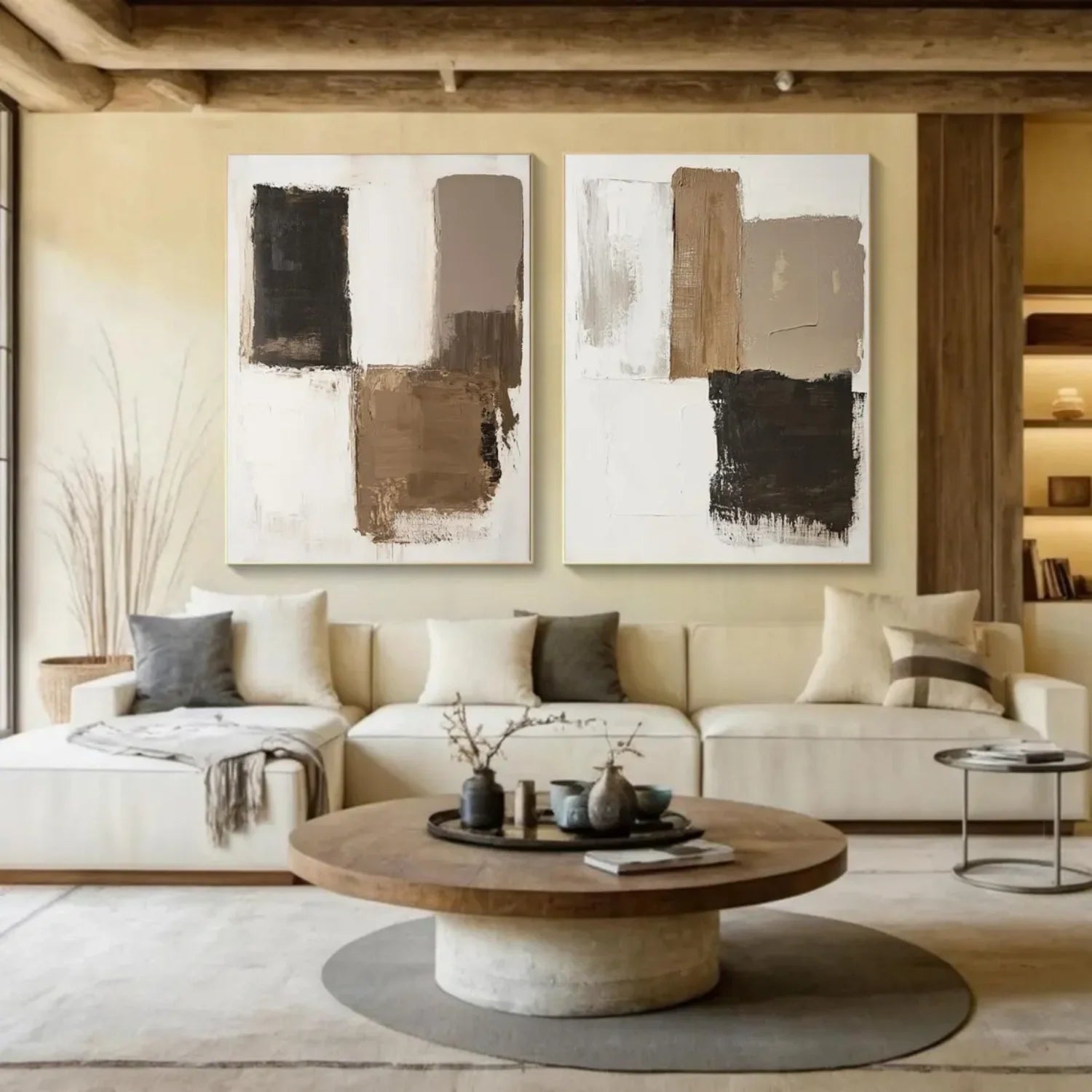 Wabi Sabi Canvas Art Set of 2 #WA621