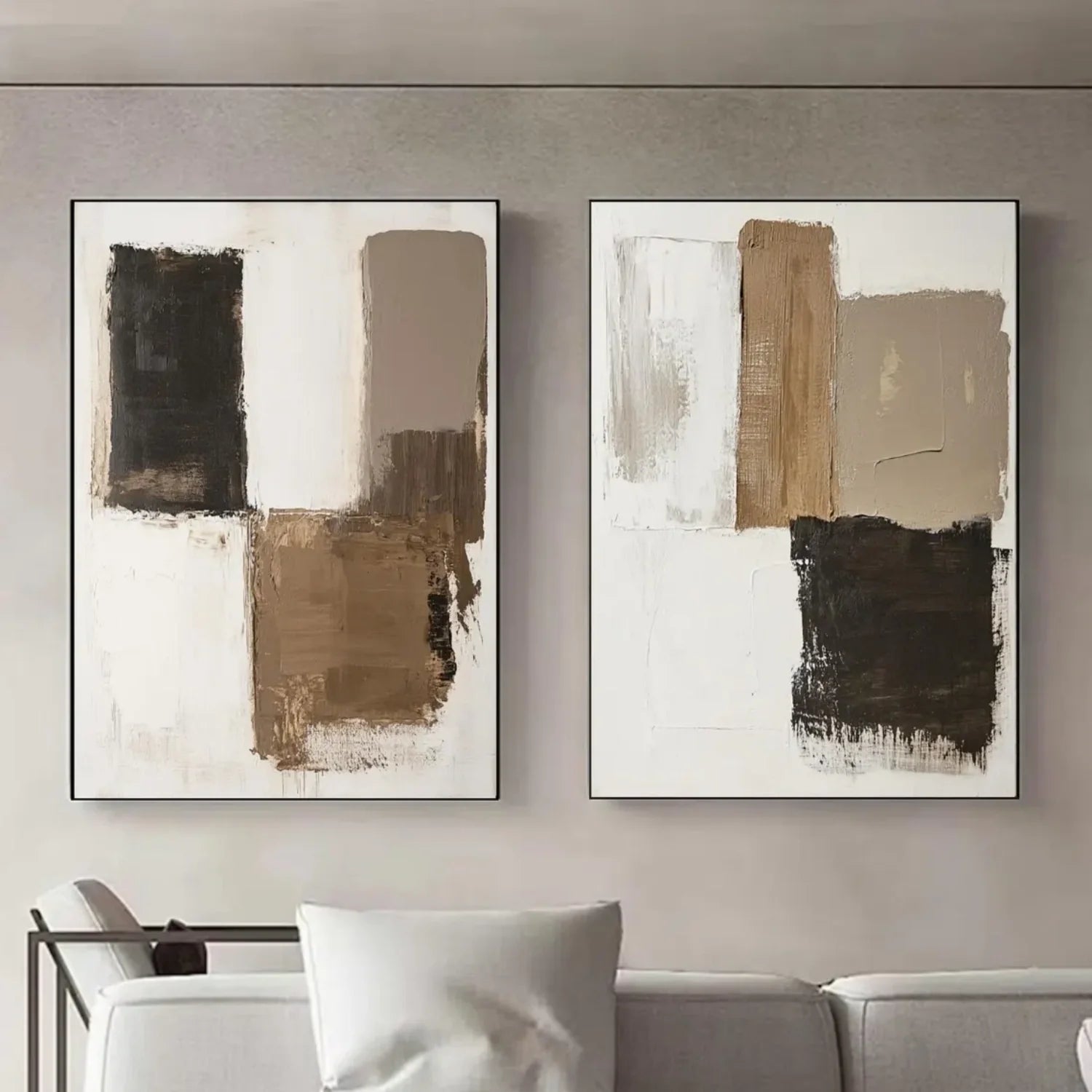 Wabi Sabi Canvas Art Set of 2 #WA621