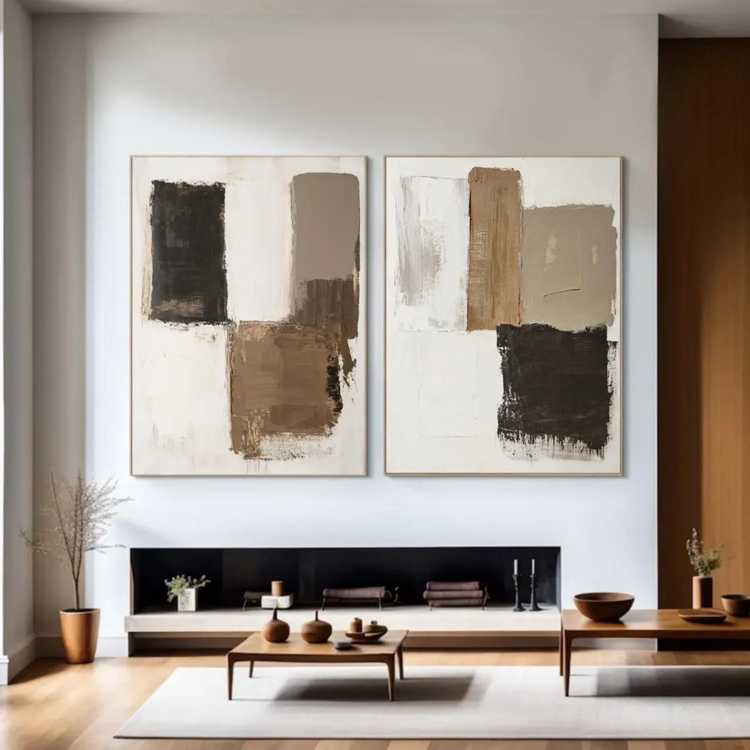 Wabi Sabi Canvas Art Set of 2 #WA621