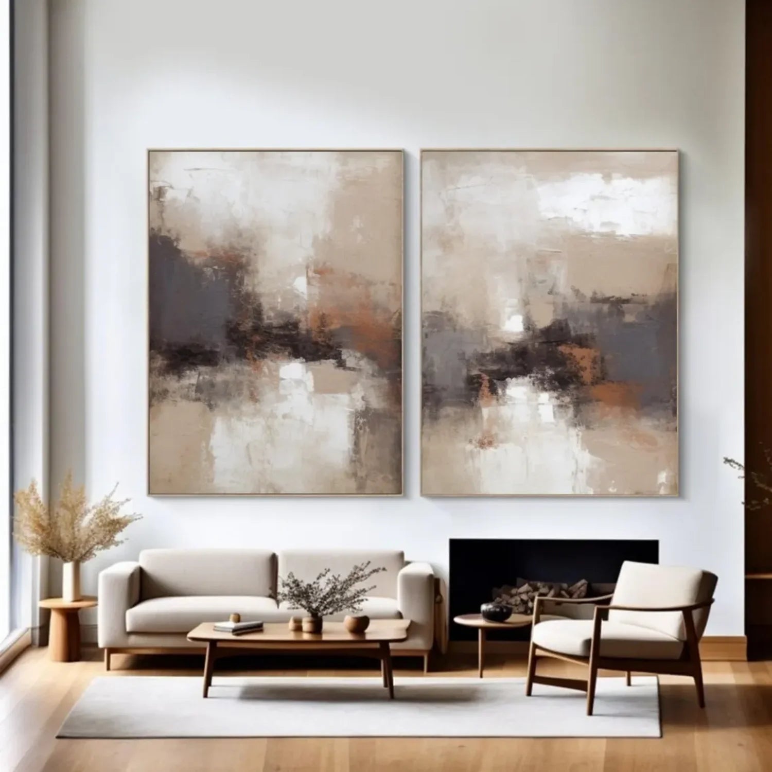 Wabi Sabi Canvas Art Set of 2 #WA620