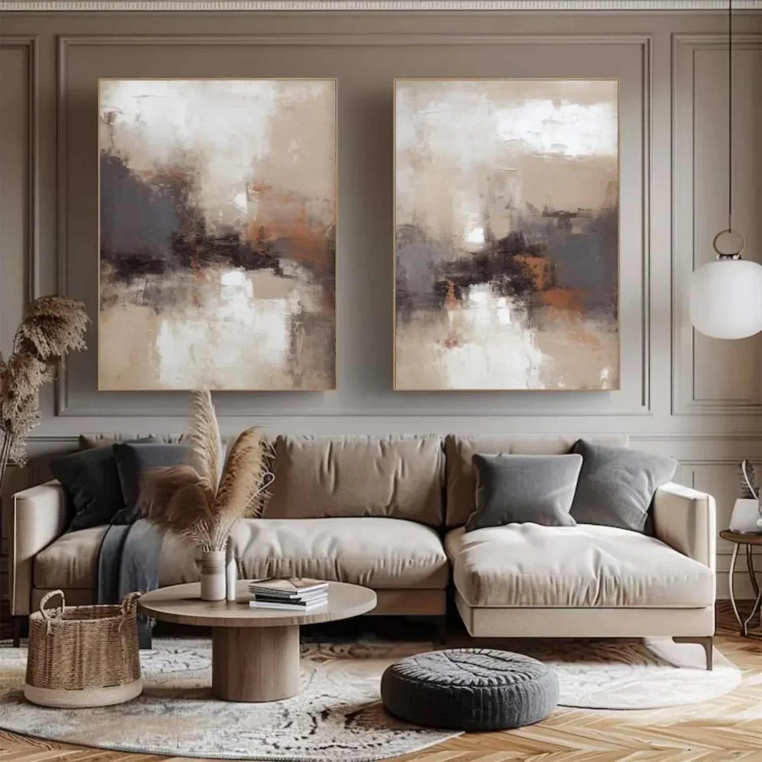 Wabi Sabi Canvas Art Set of 2 #WA620