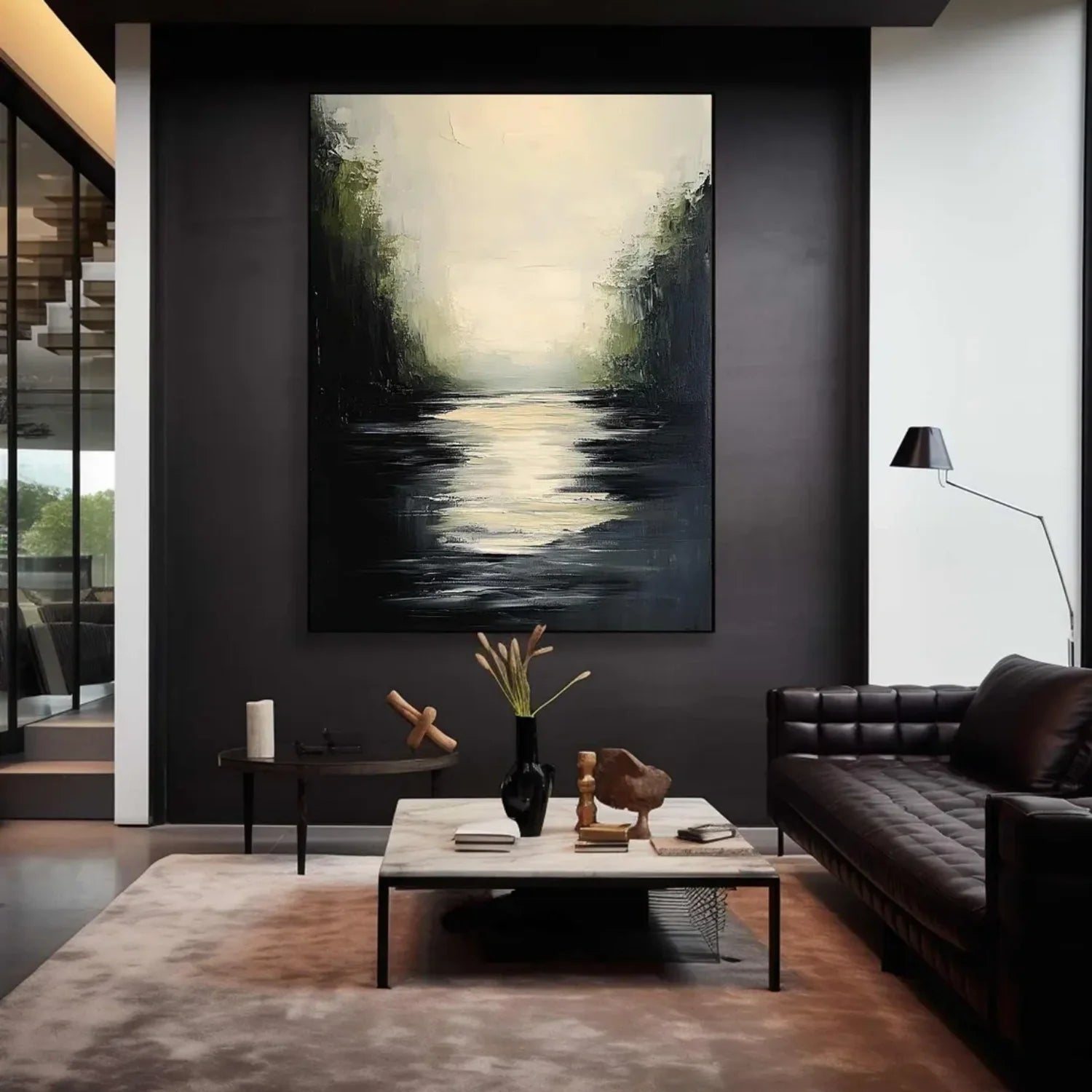 Sea & Sky Abstract Wall Art #SK127