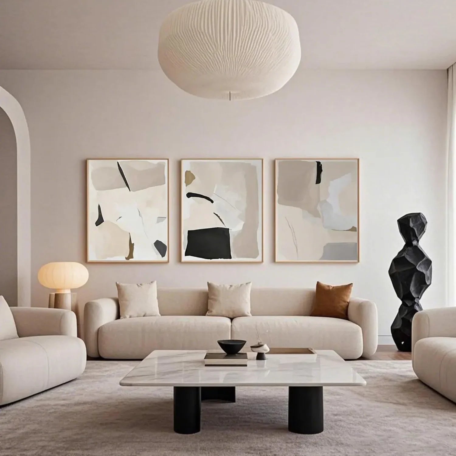 Abstract Tranquility Set of 3 #1