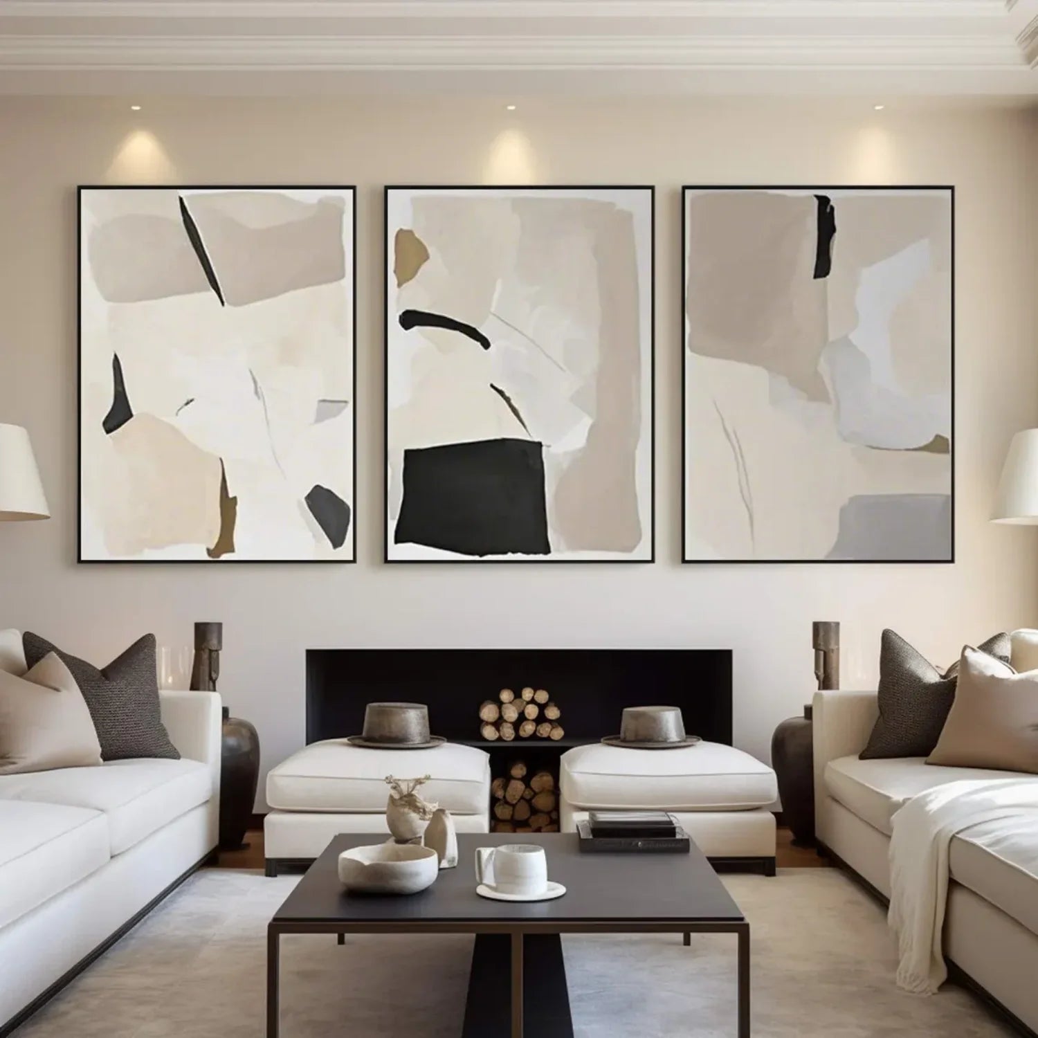 Abstract Tranquility Set of 3 #1