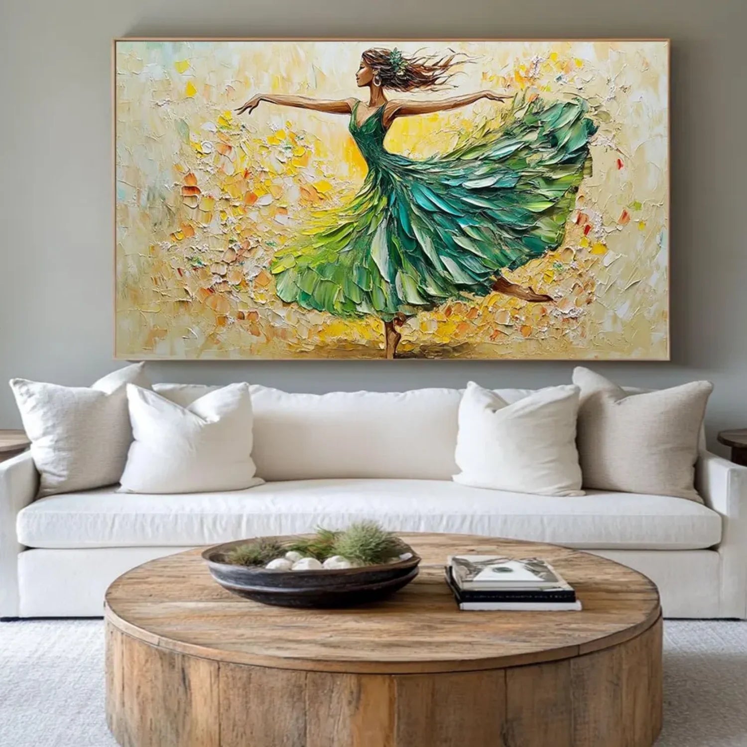 Abstract Portrait Textured Wall Art #AB058