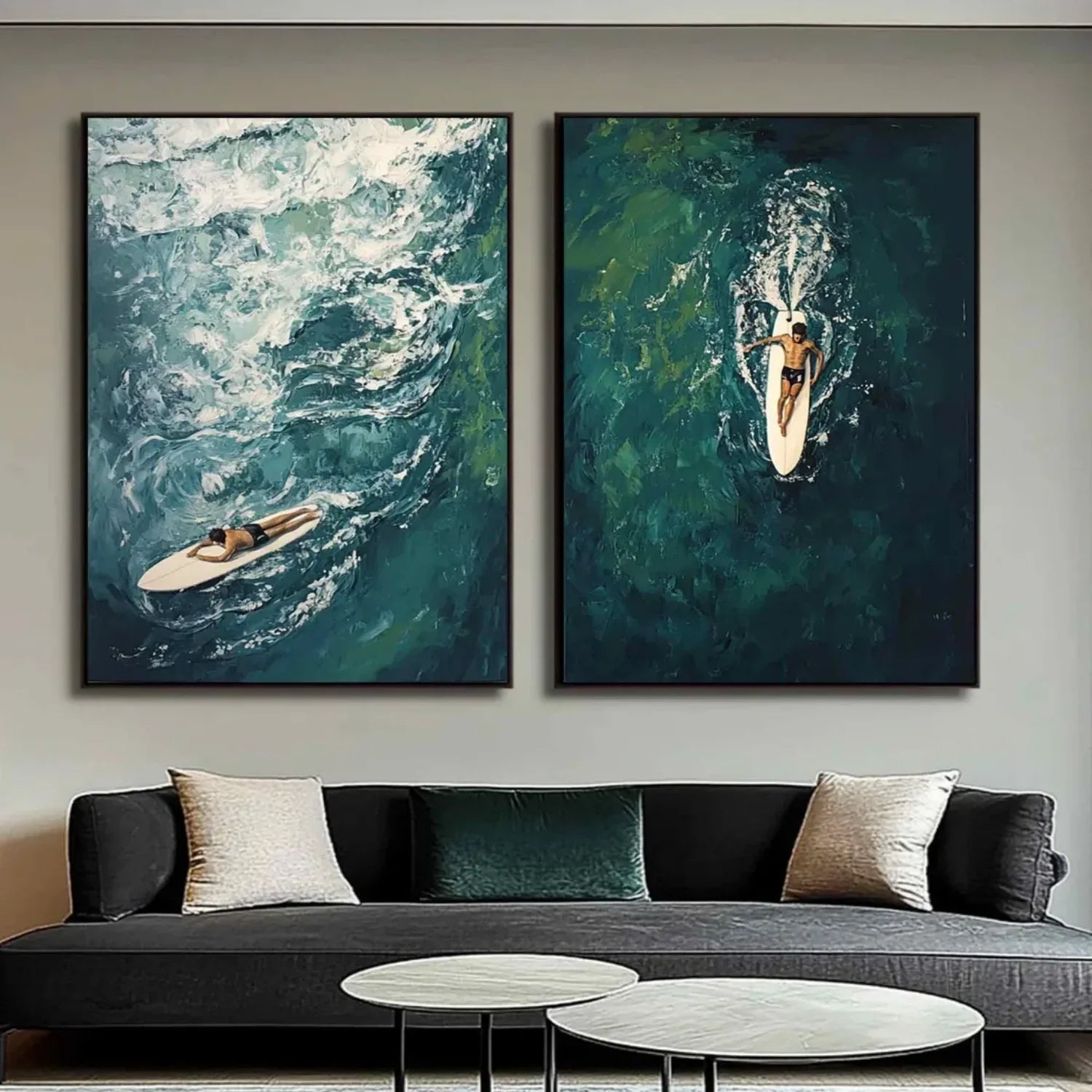 Surfing Sport_Wall Art Set of 2 #AS025