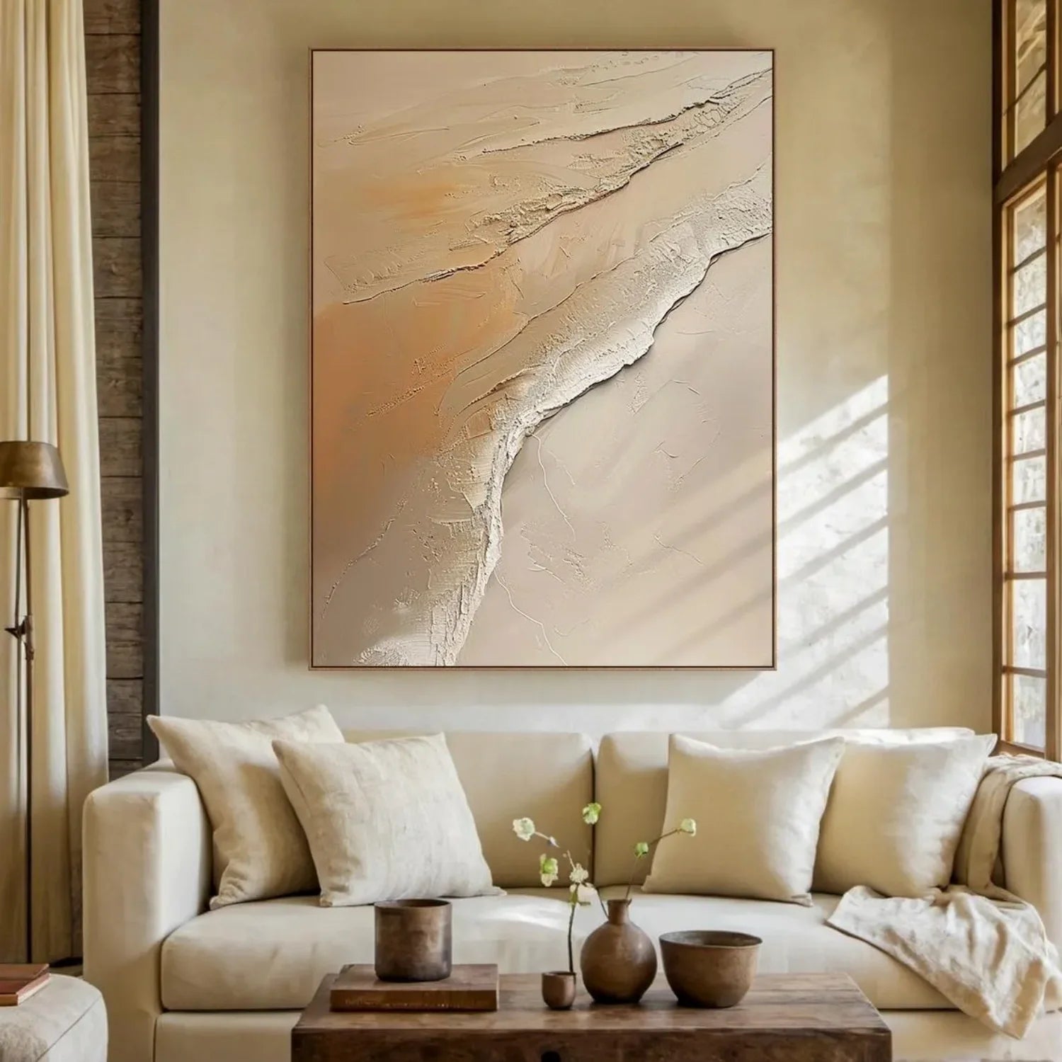 Abstract_Textured Canvas Art #WA596