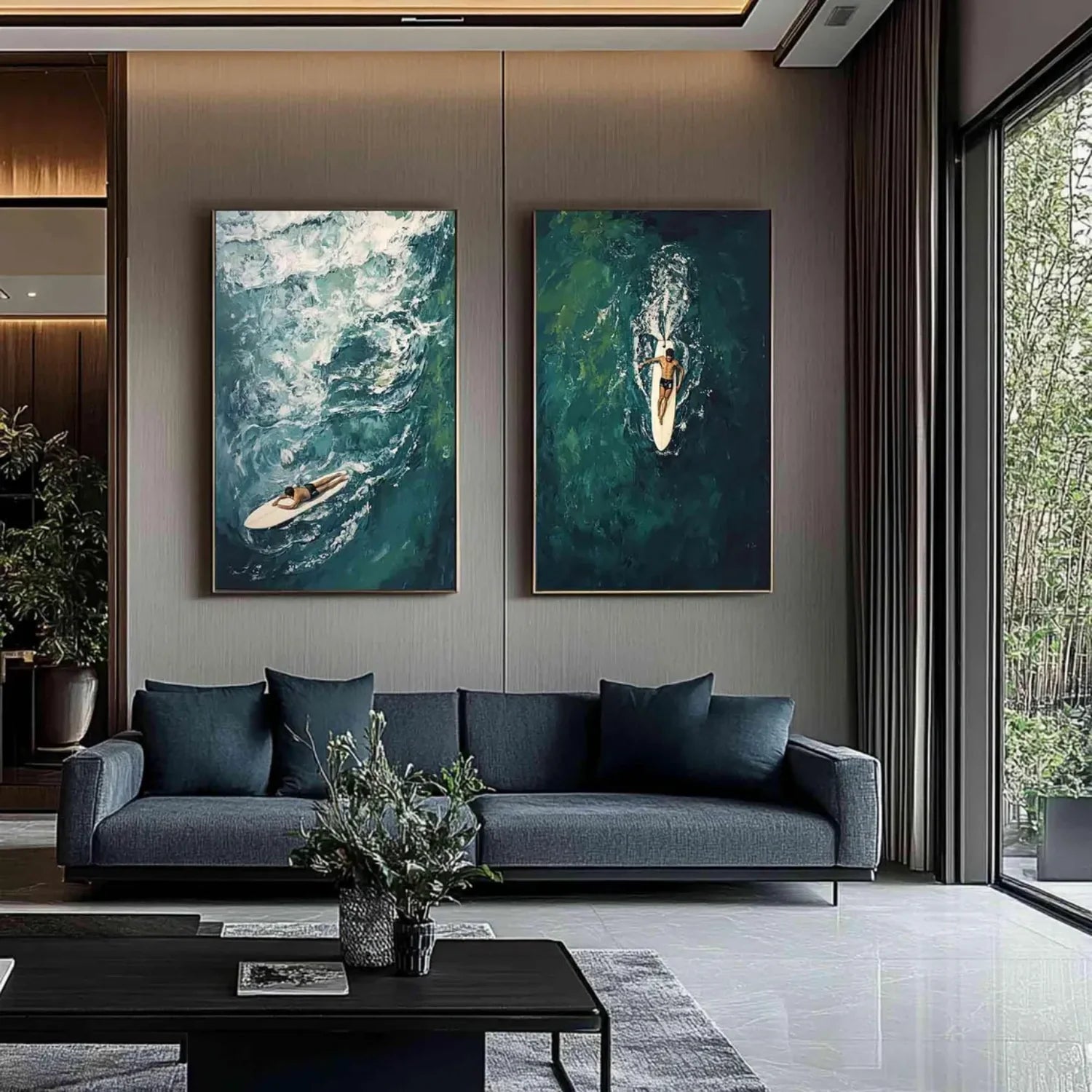 Surfing Sport_Wall Art Set of 2 #AS025