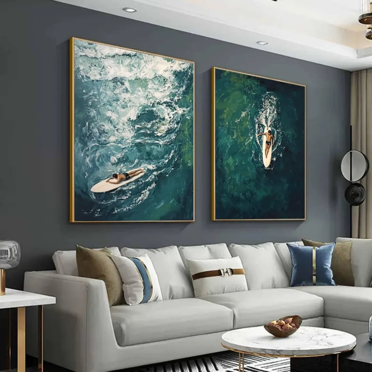 Surfing Sport_Wall Art Set of 2 #AS025