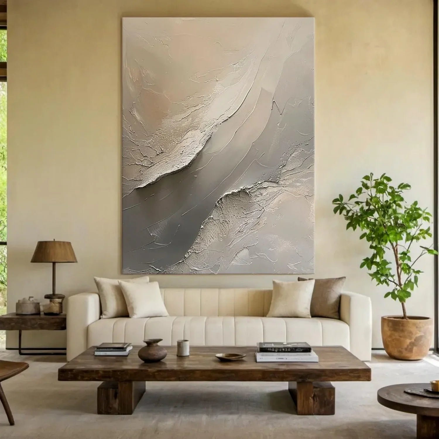 Abstract_Textured Canvas Art #WA595