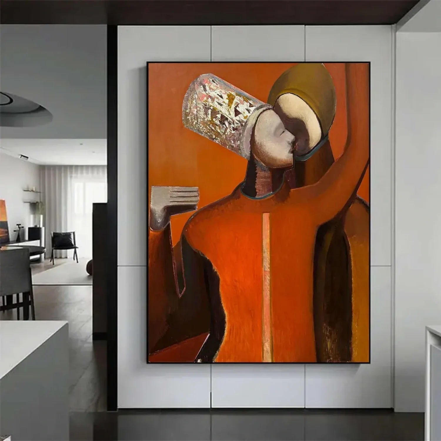 Abstract Portrait Wall Art #AB060