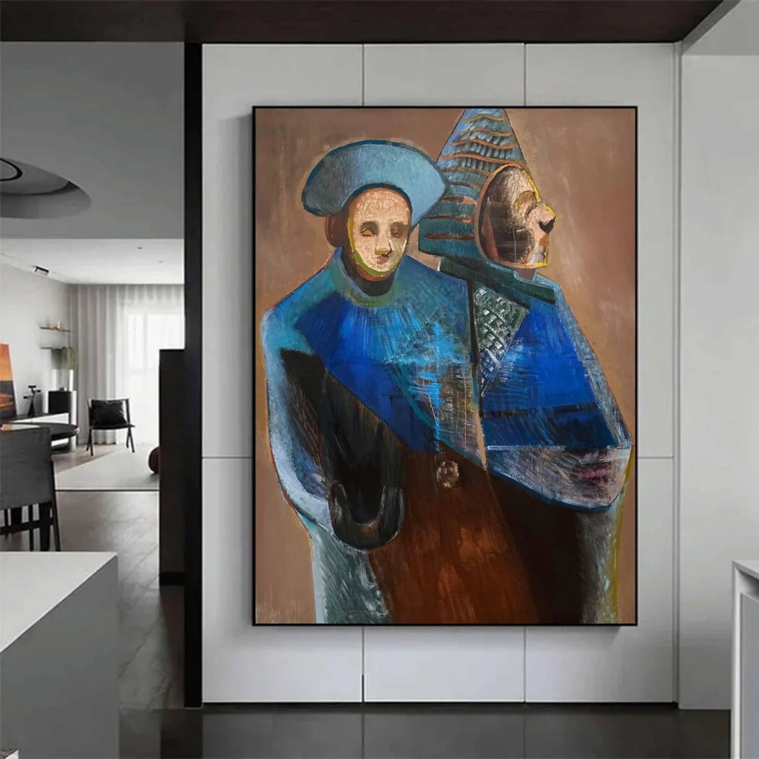 Abstract Portrait Wall Art #AB059