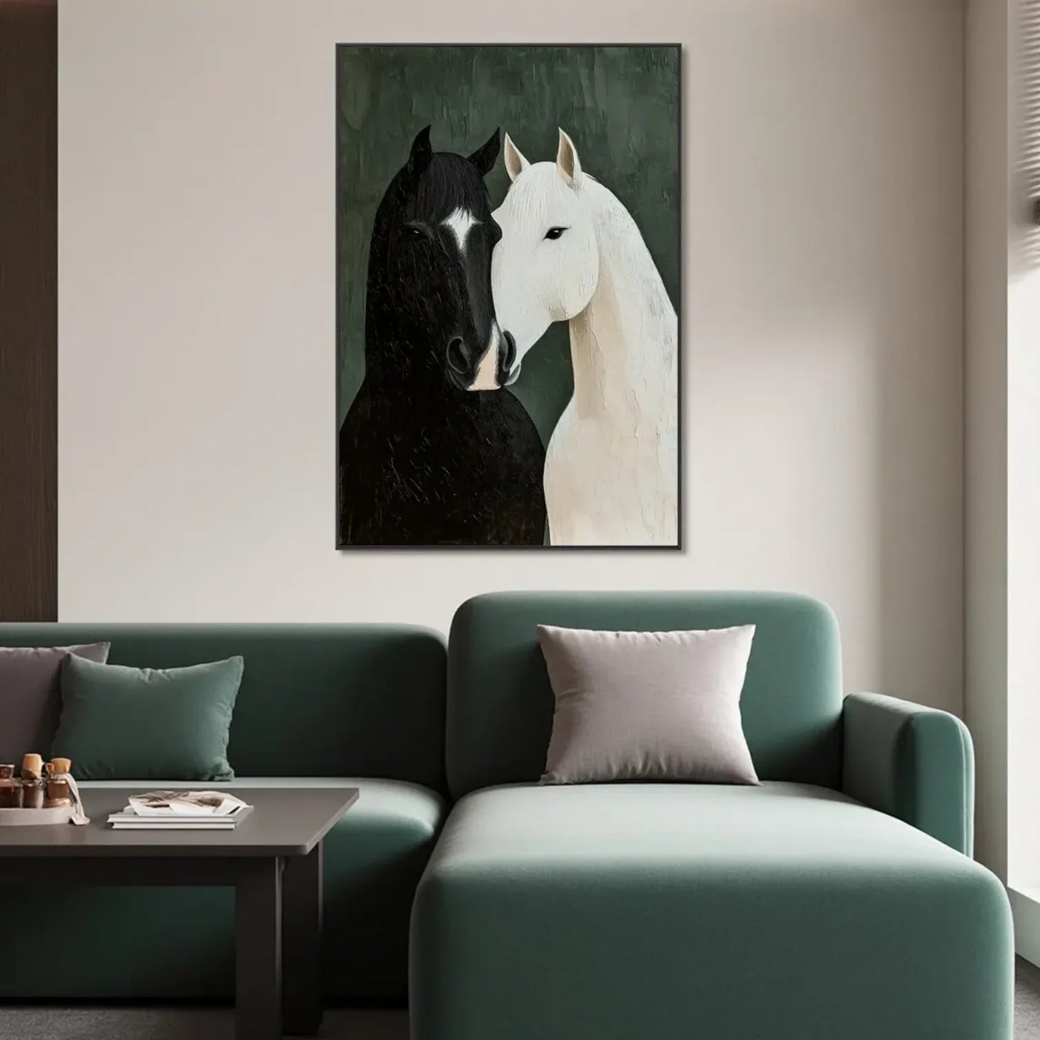 Abstract Animal Horse Wall Art #AM124