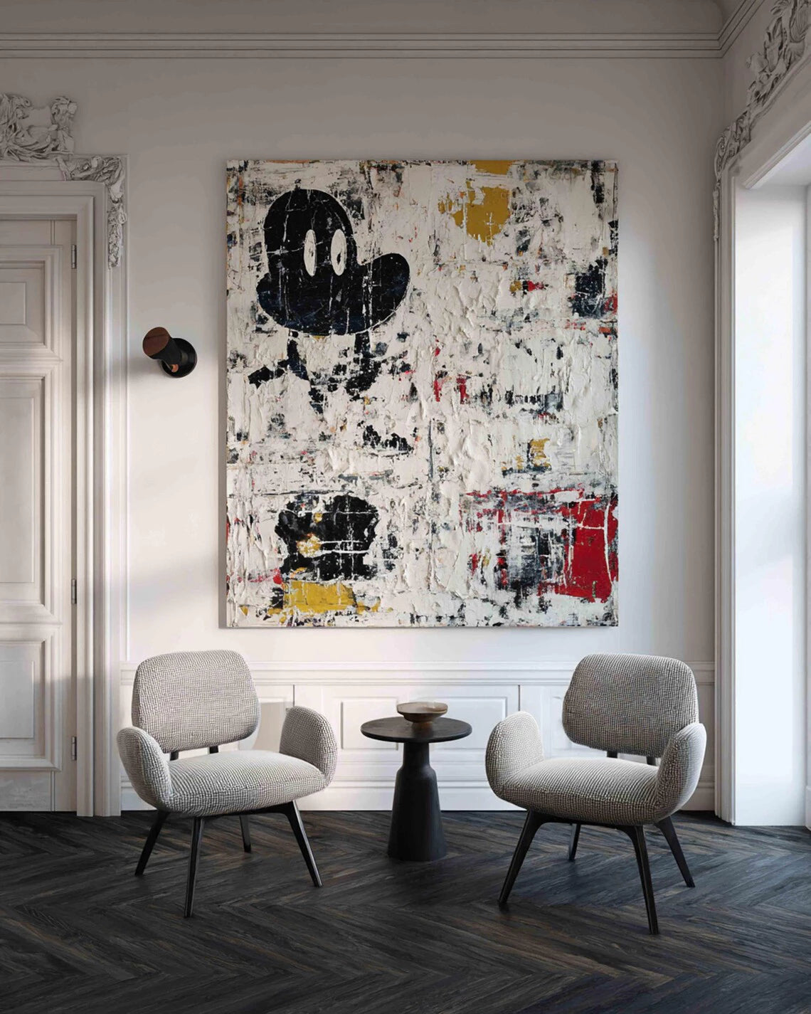 Abstract Decor Wall Art with Pop Texture #PO367