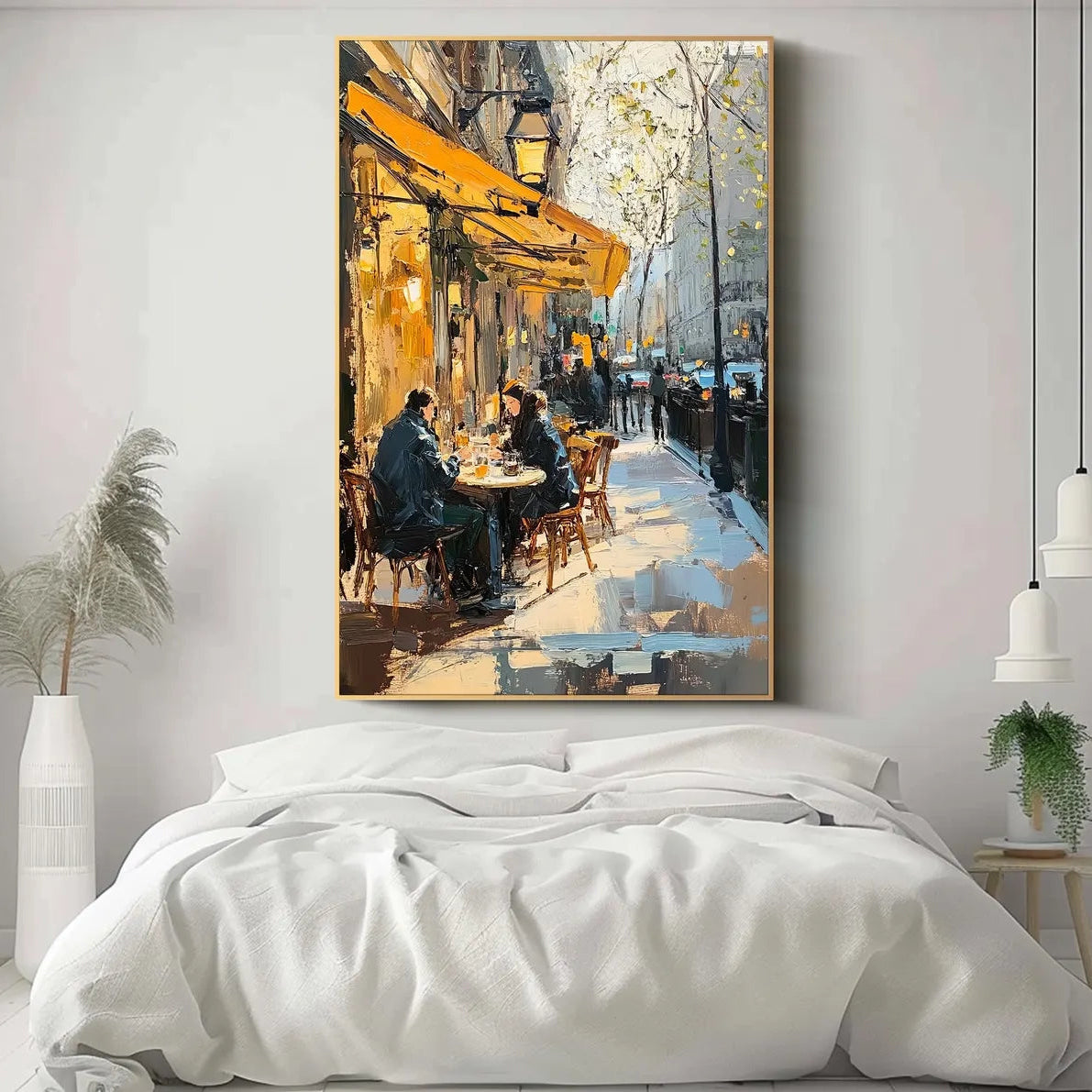 Parisian Cafe Street Art Print #MD712
