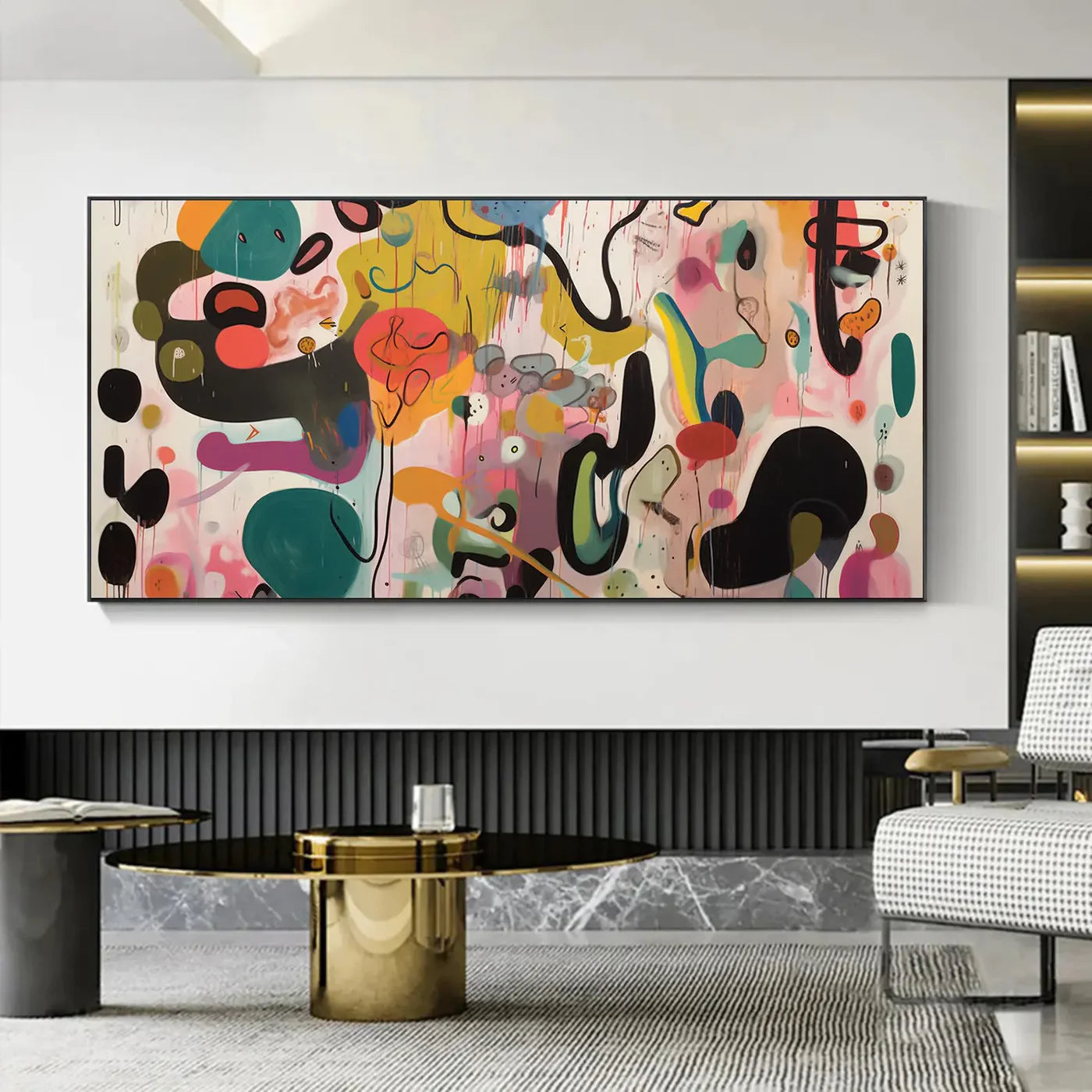 Colorful Abstract Wall Art #WA329