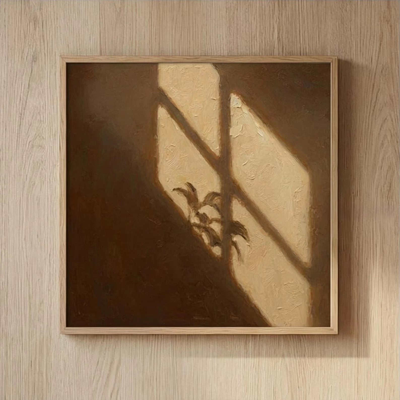 Neutral Tones Light and Shadow Art #FJ204