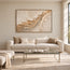 Cream Hand-Painted 3D Textured Oil Painting, Rising Sweep Abstract Wall Art #TYCH8KFY